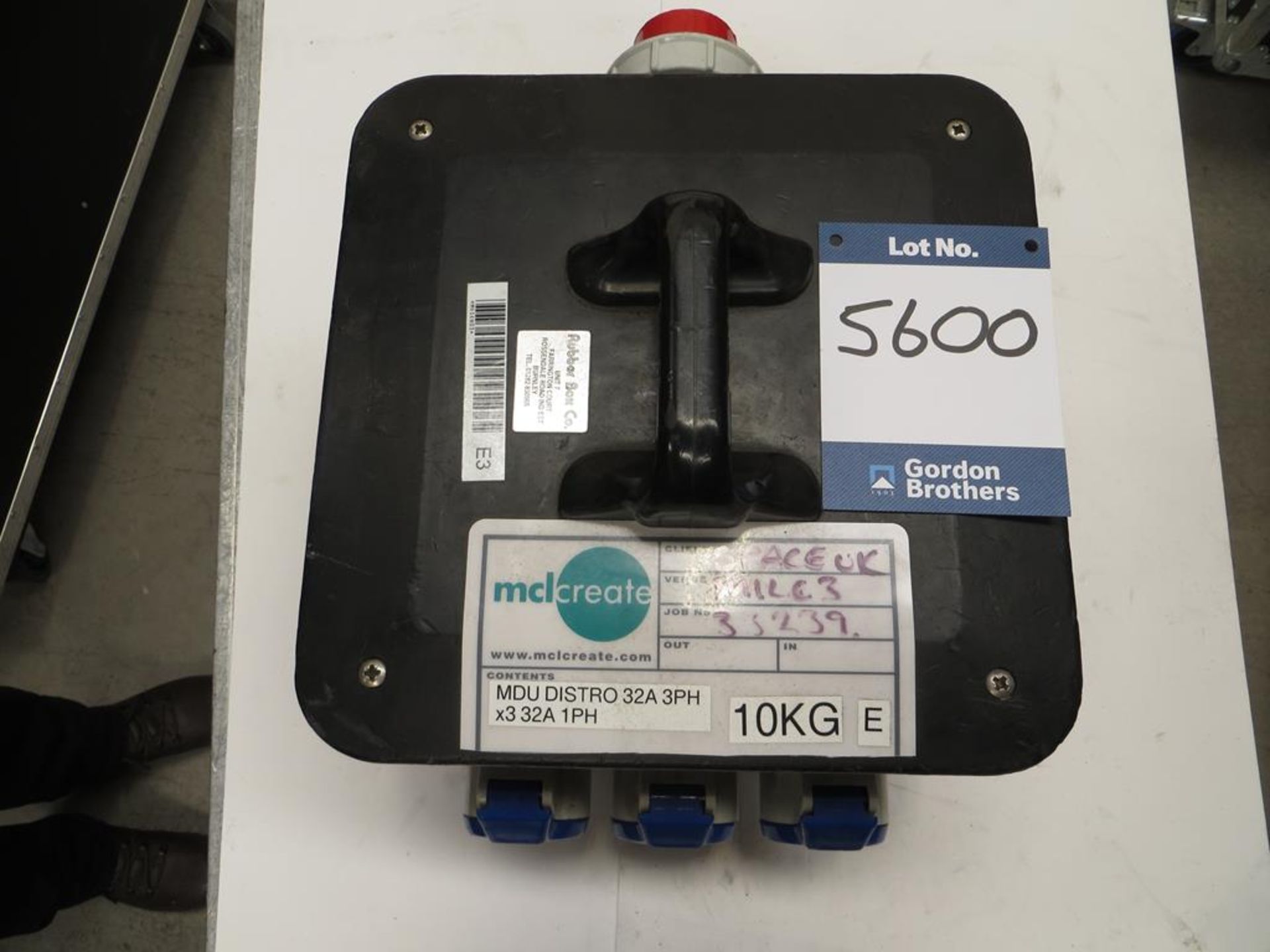 Rubber Box, 32 amp, three phase mains distribution - Bild 5 aus 5