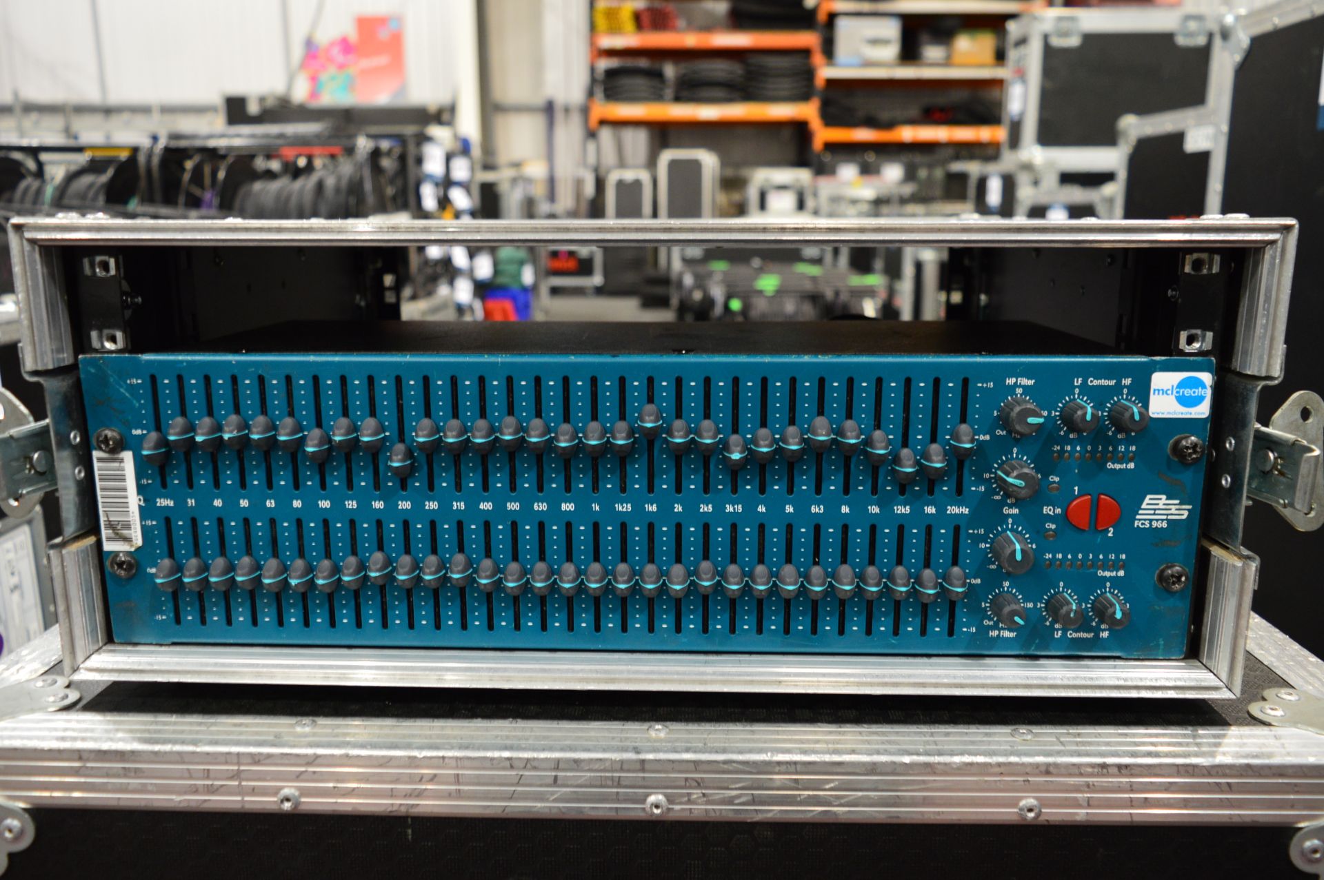 BSS, FCS-966 dual mode graphic equaliser, Serial N - Image 2 of 4