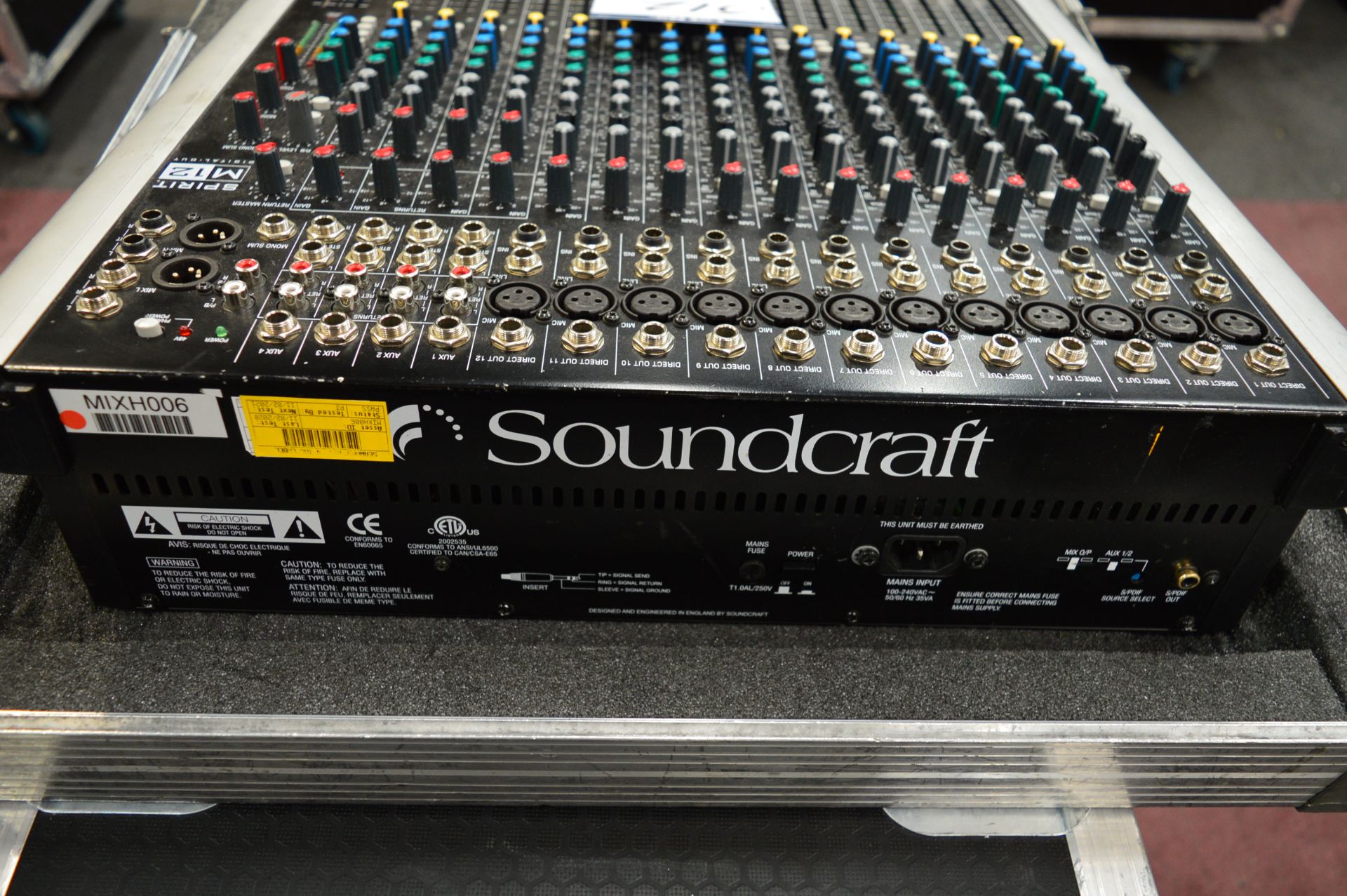 Soundcraft, Spirit M12 professional analogue audio - Image 2 of 3