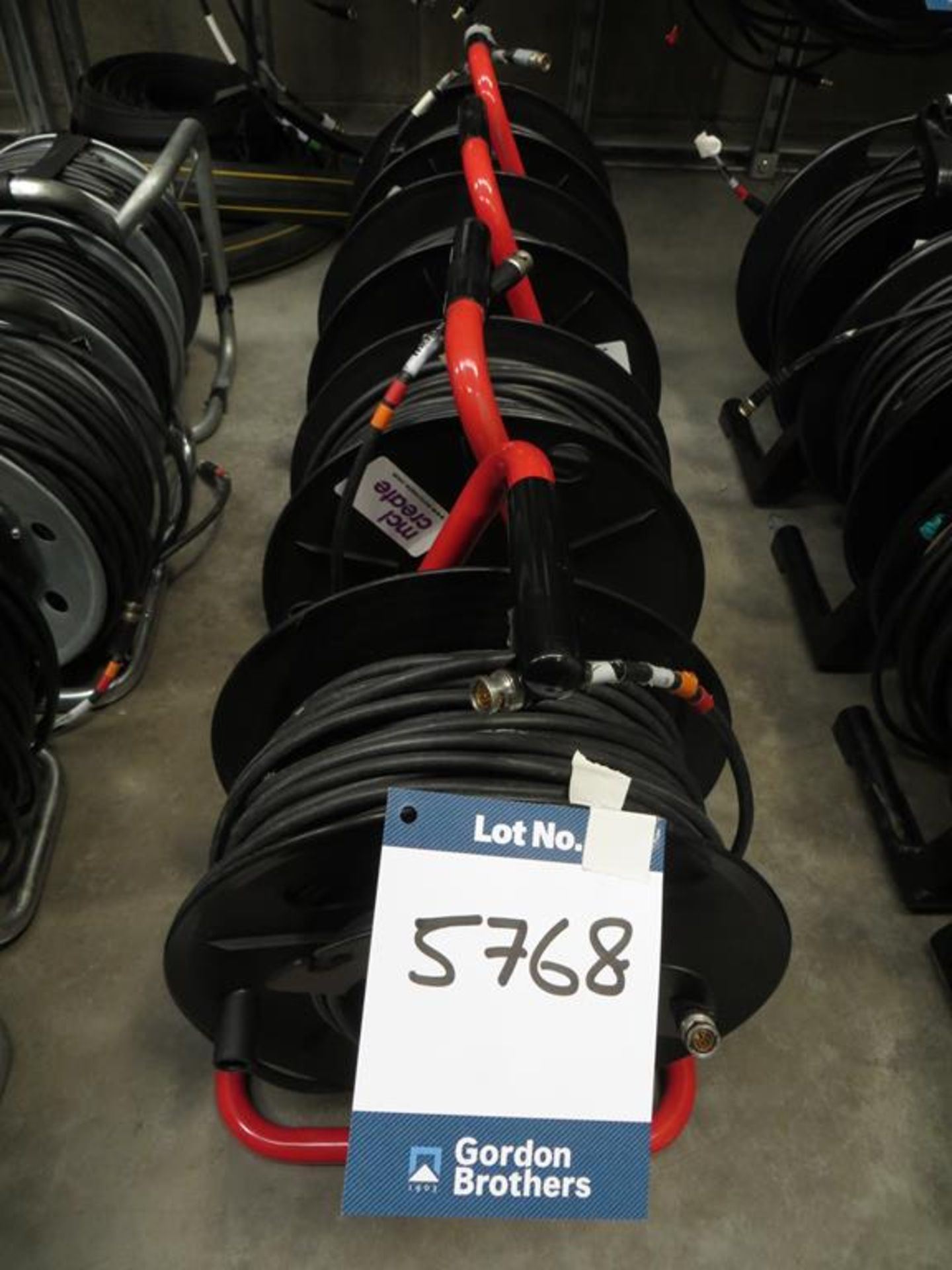 4x No. HD-Sid cable reels, 30m: MCL Create Limited