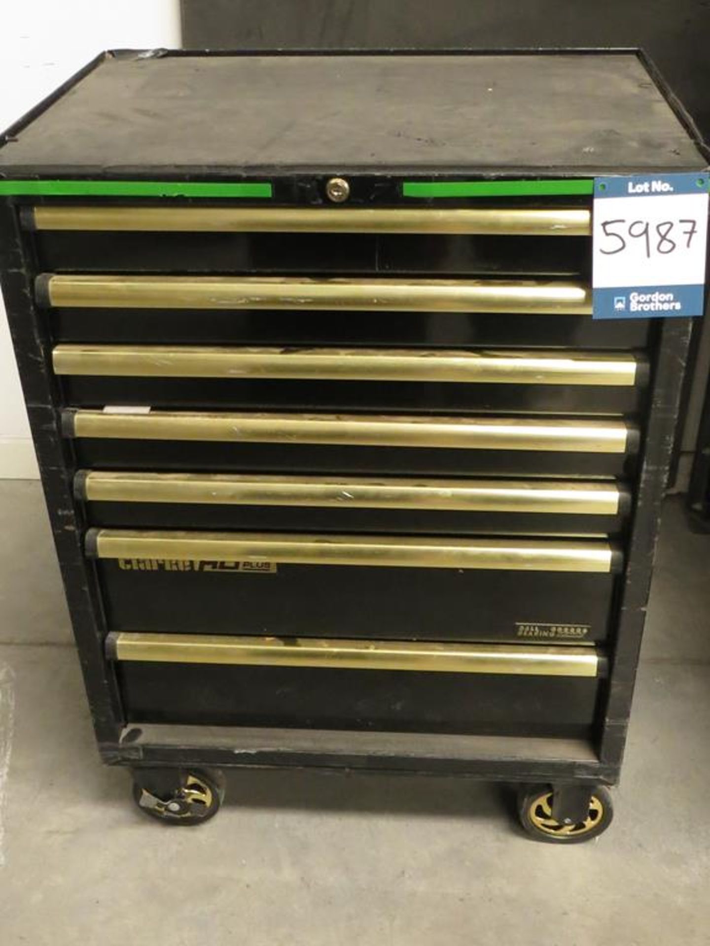 Seven drawer mobile tool cabinet: MCL Create Limit