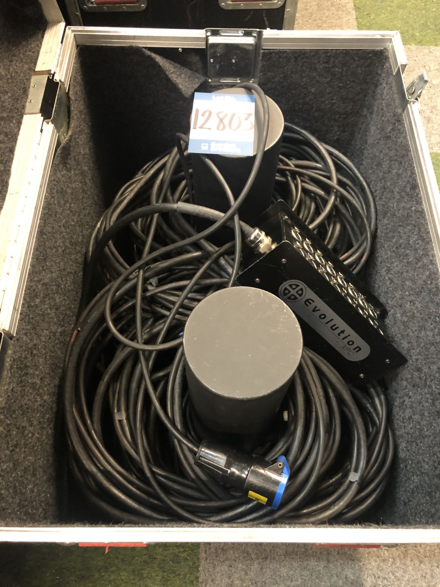 50m, 16 way multi-core cable in transit case