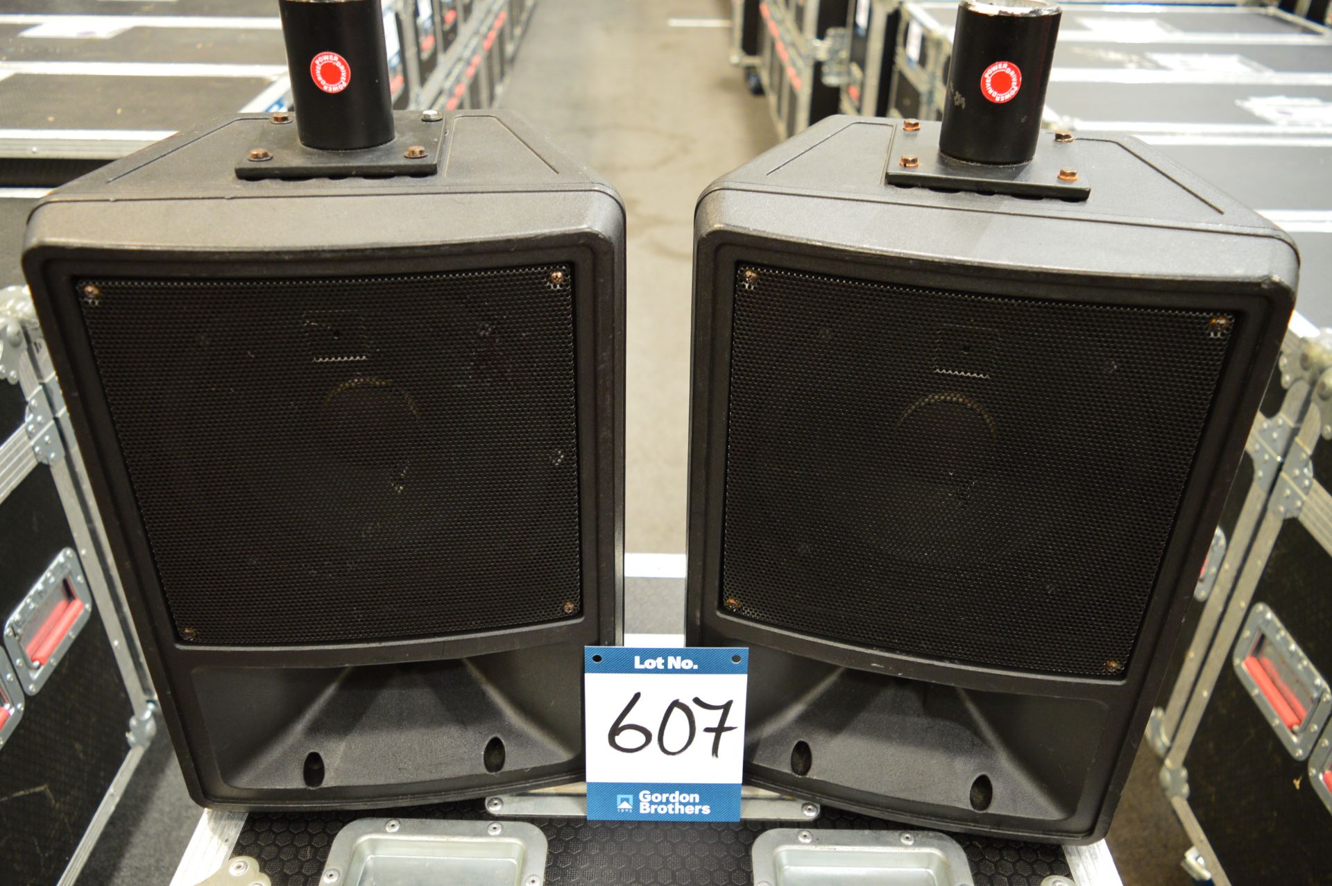 2x Electro-Voice, SX80 2-way loudspeaker with woof