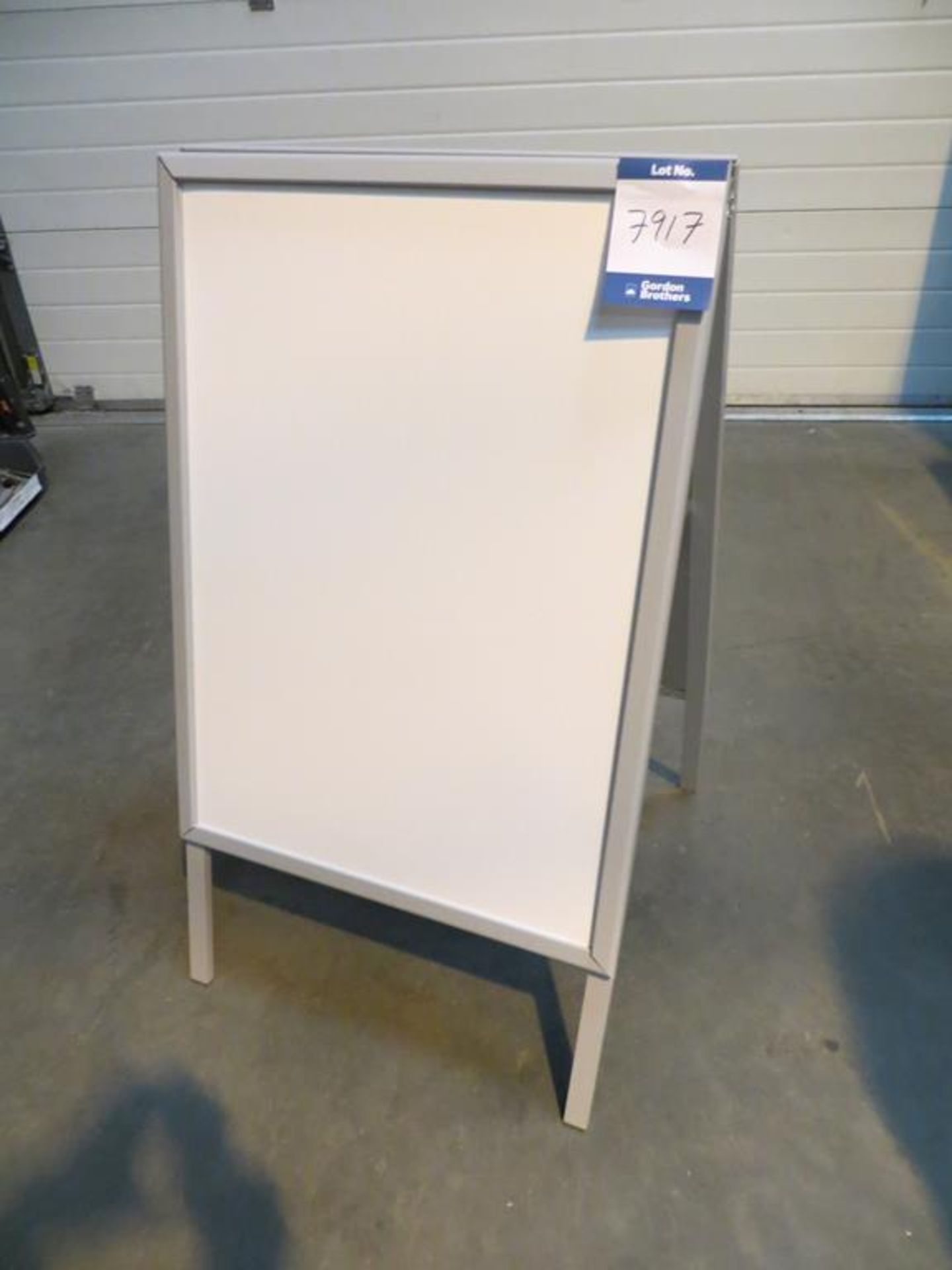 A' frame alloy double sided display frame: Unit C Moorside, 40 Dava Street, Glasgow G51 2BQ