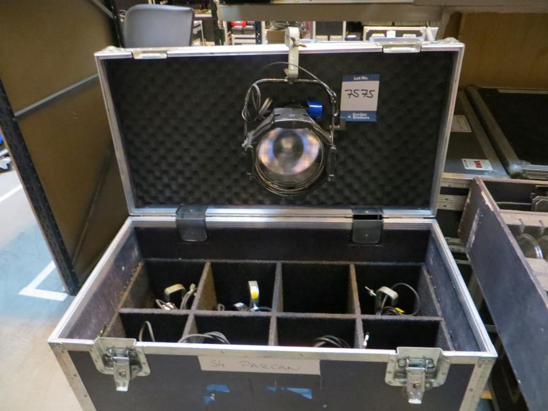 8x No. ETC, Source 4 par lamps with interchangeable lenses in transit case: Unit C Moorside, 40 Dava