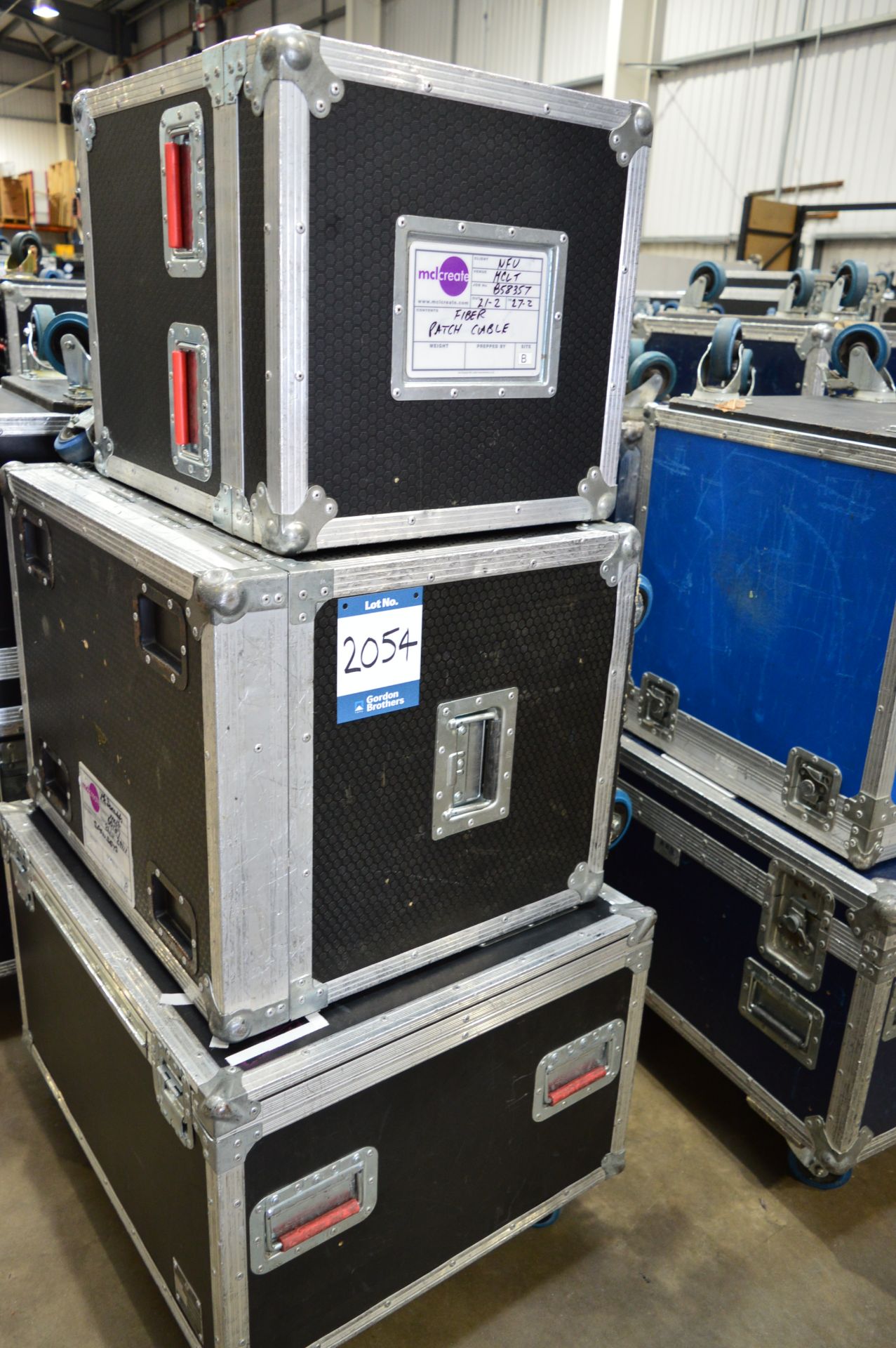 3x No. mobile flight cases, 455 x 450 x 515mm, 680 - Image 2 of 2