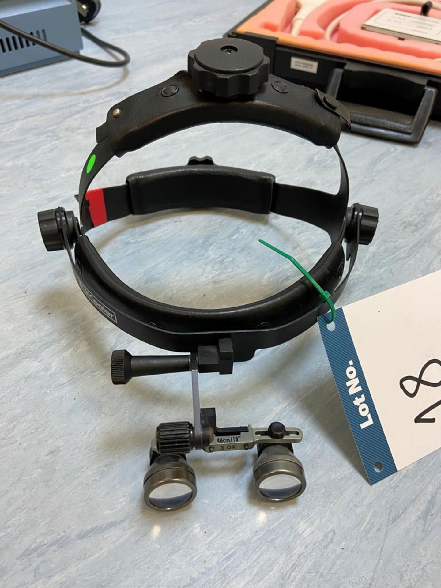 Keeler loupes with headset, magnification 3.0x 46cm/18"