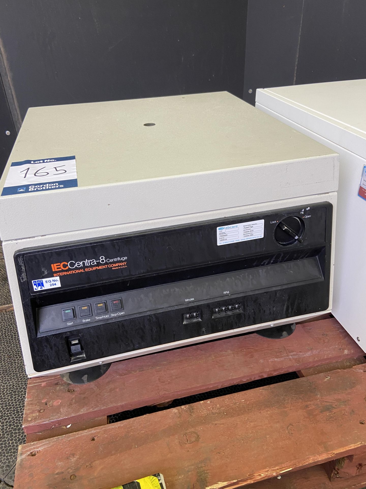 IEC Centra-8 benchtop centrifuge, Serial No. 46500144