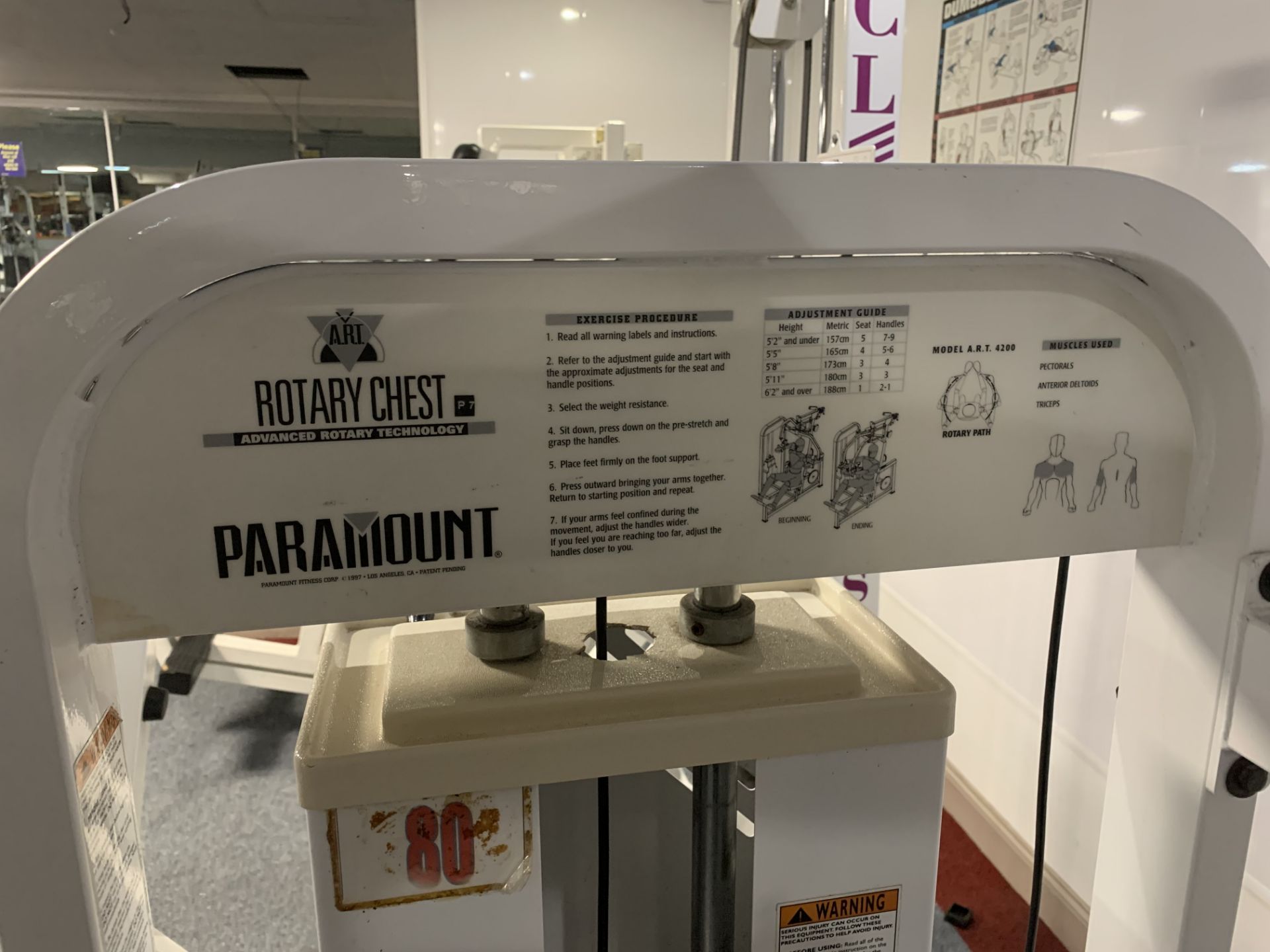 Paramount Rotary Chest Machine 15-170 lbs - Image 2 of 2