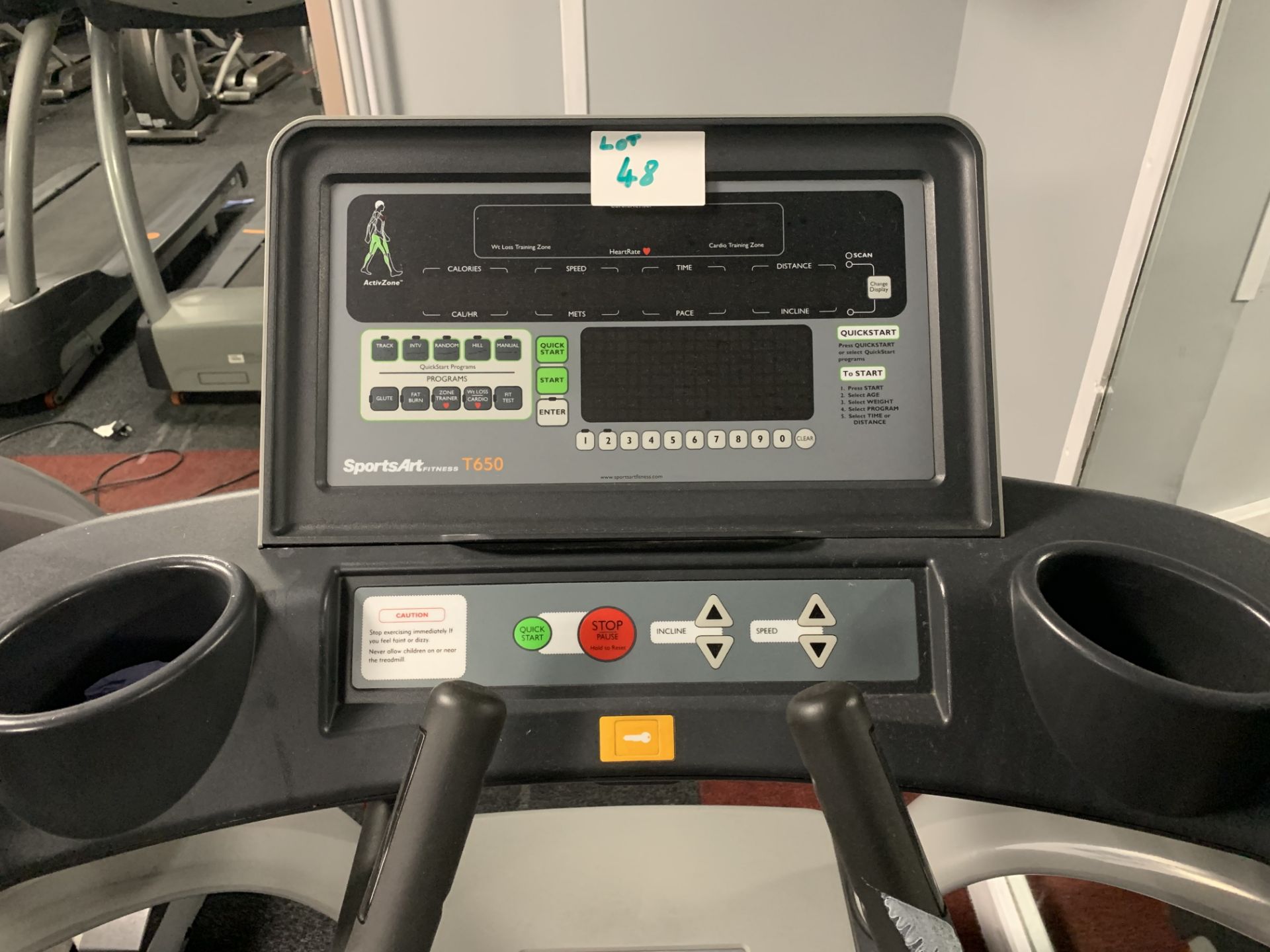 Sports Art Fitness Treadmill T650 Machine - Image 2 of 2
