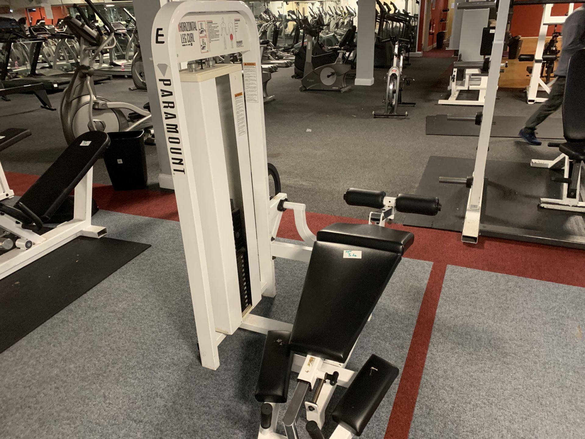 Paramount Horizontal Leg Curl Model PL400 Machine