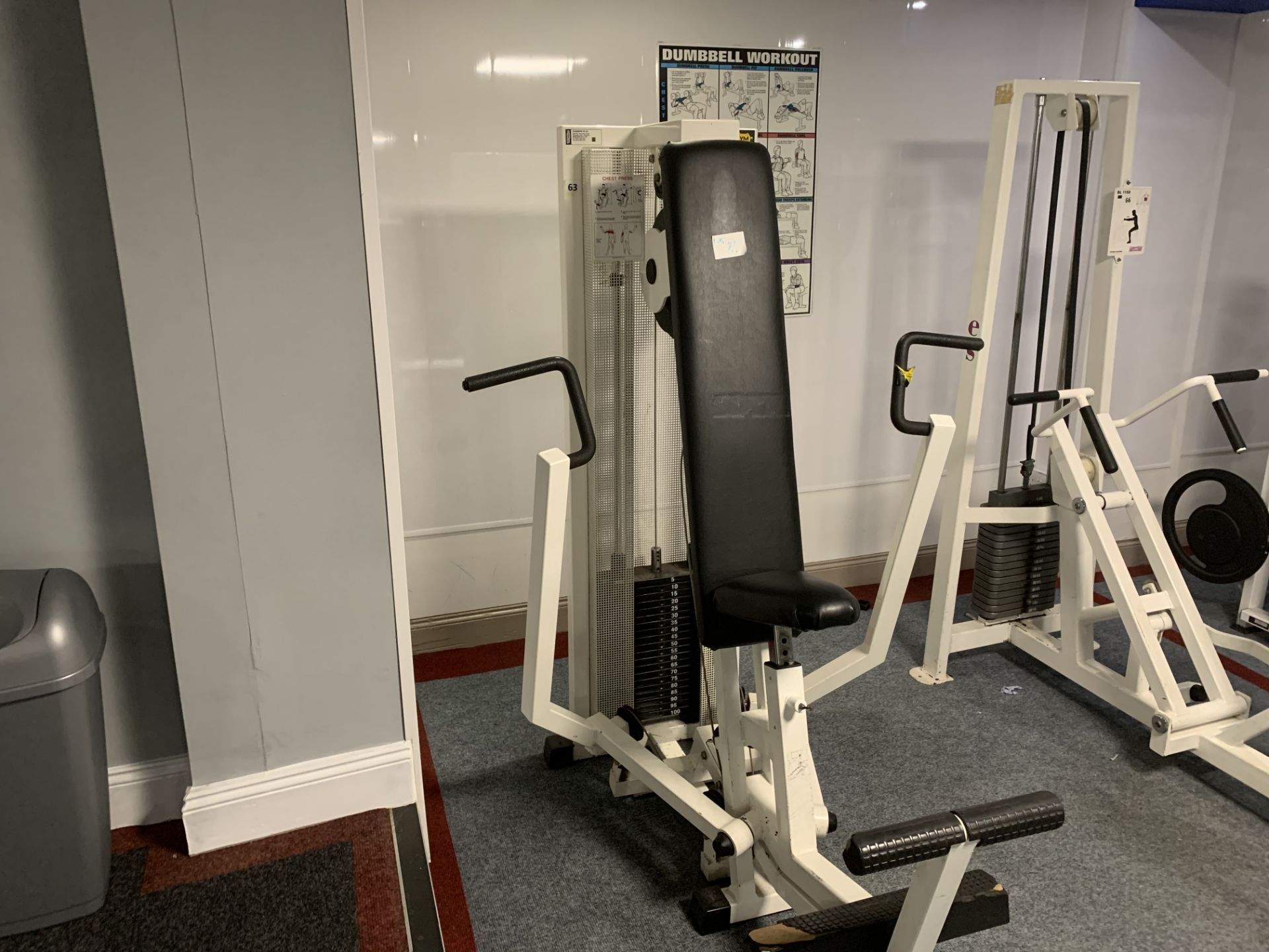 Technogym Chest Press Machine 5-100 kg