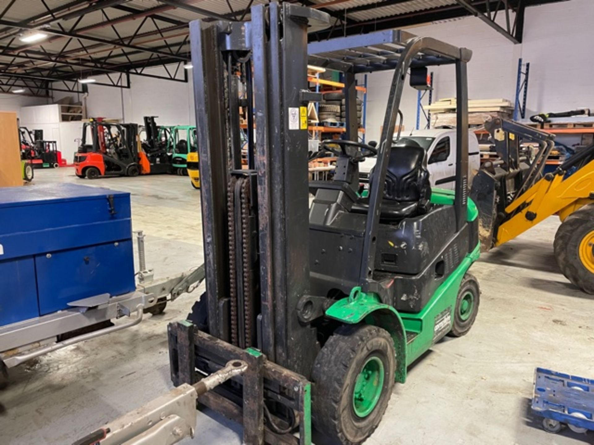 CLARK C25D 2014 DIESEL FORKLIFT- LIFT HEIGHT 4800mm