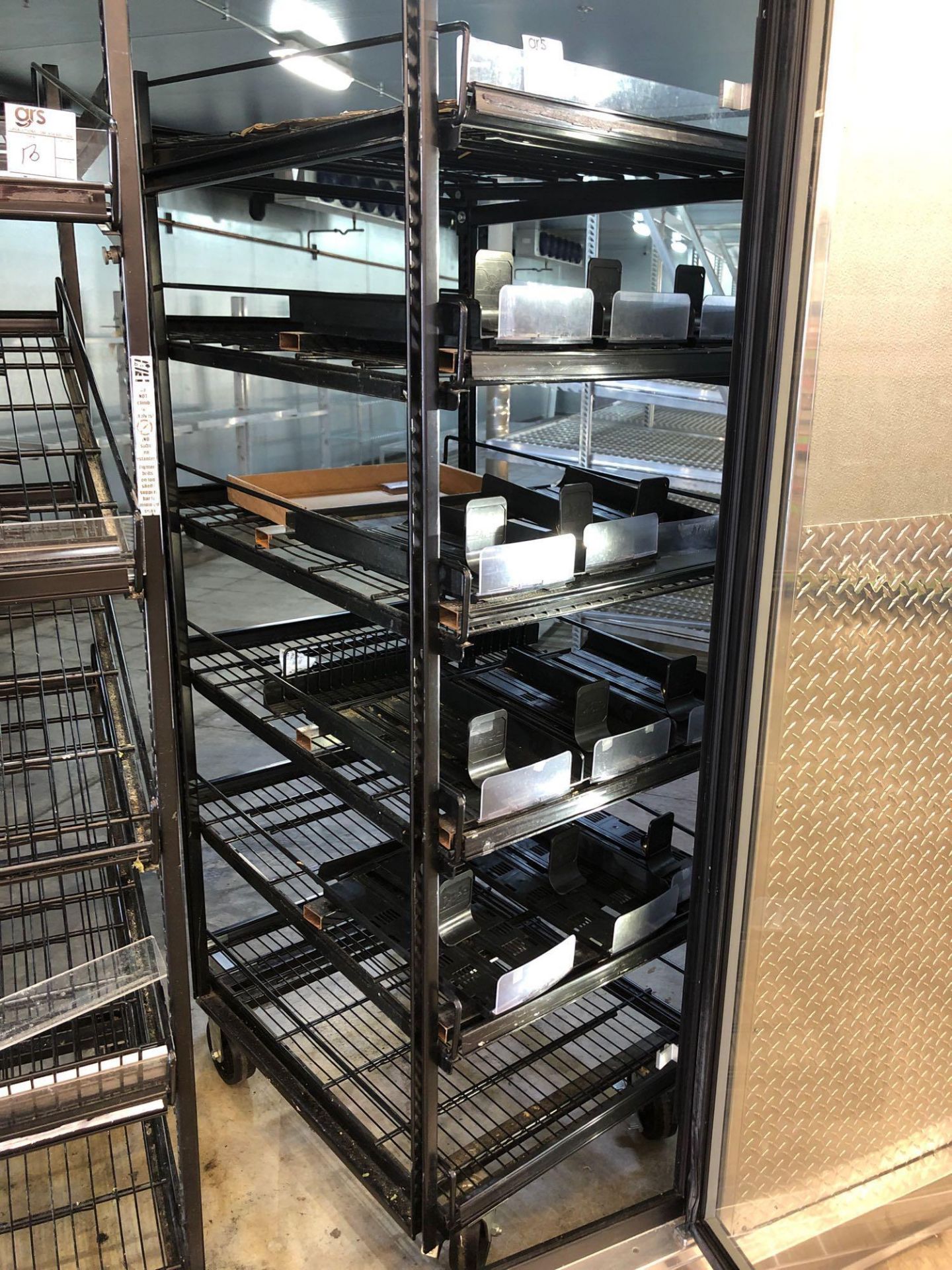 Mobile Mover Gravity Flow Shelves