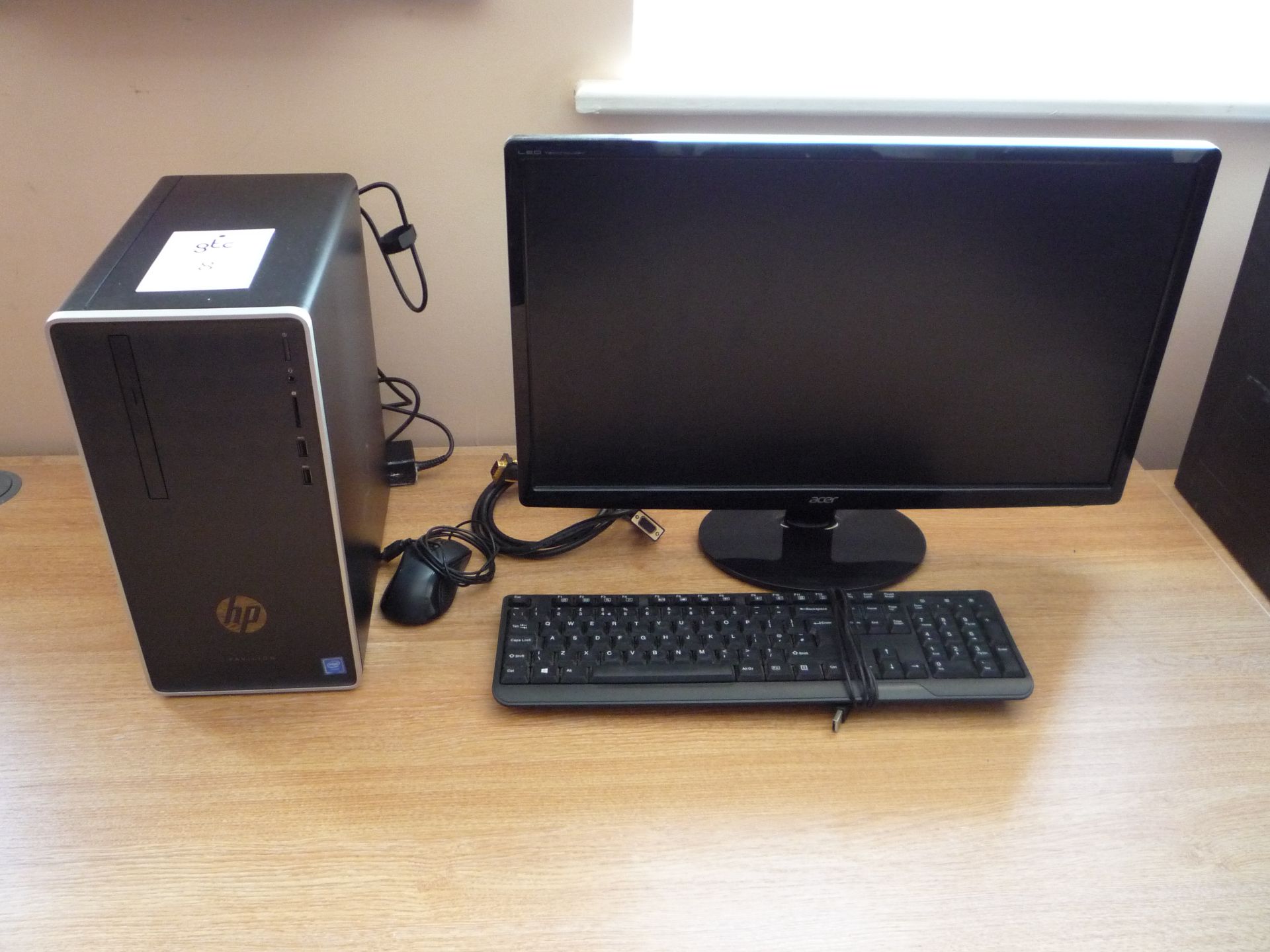 HP Pavilion PC, Acer Monitor & Keyboard