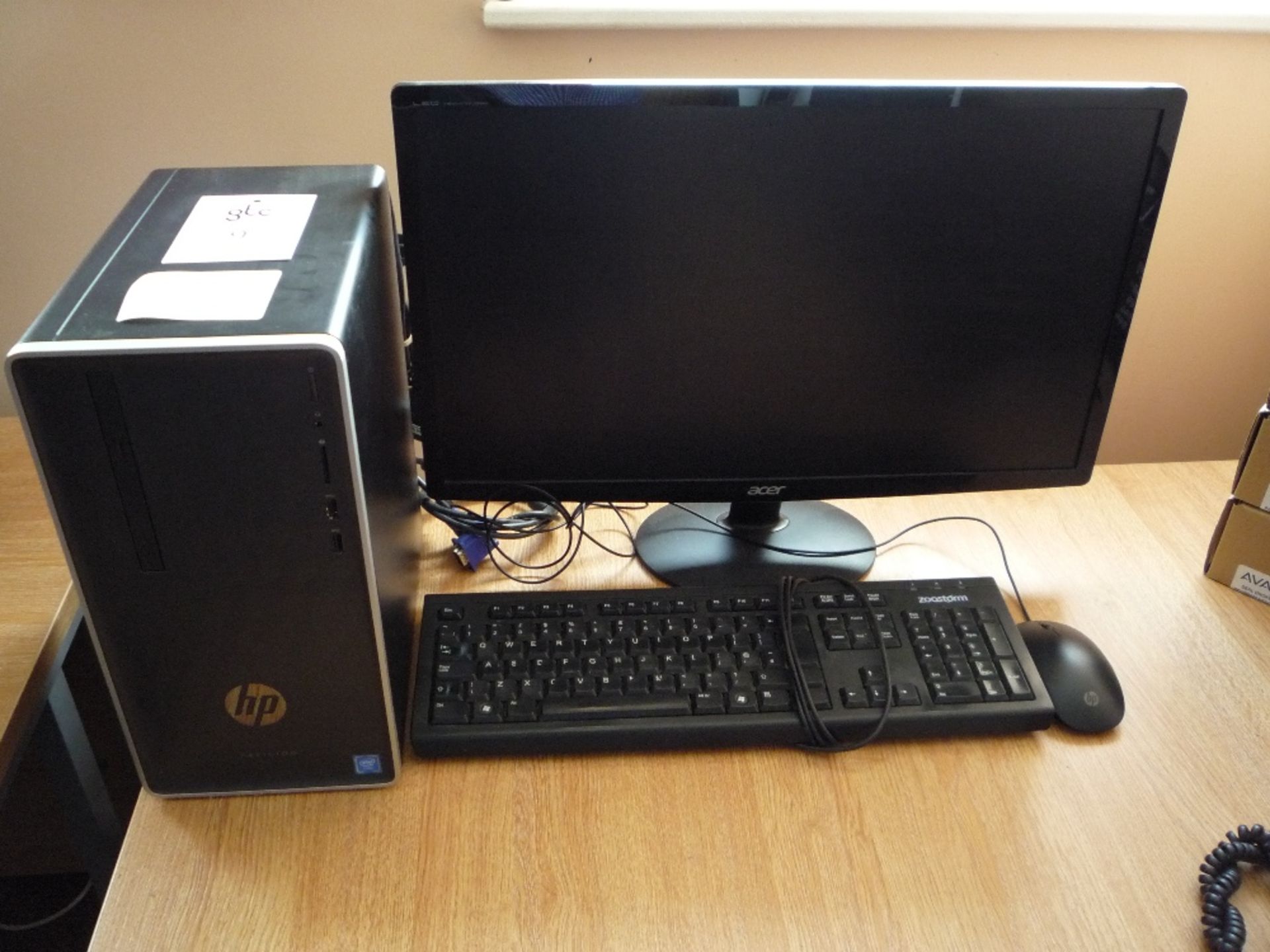 HP Pavilion PC, Acer Monitor & Keyboard