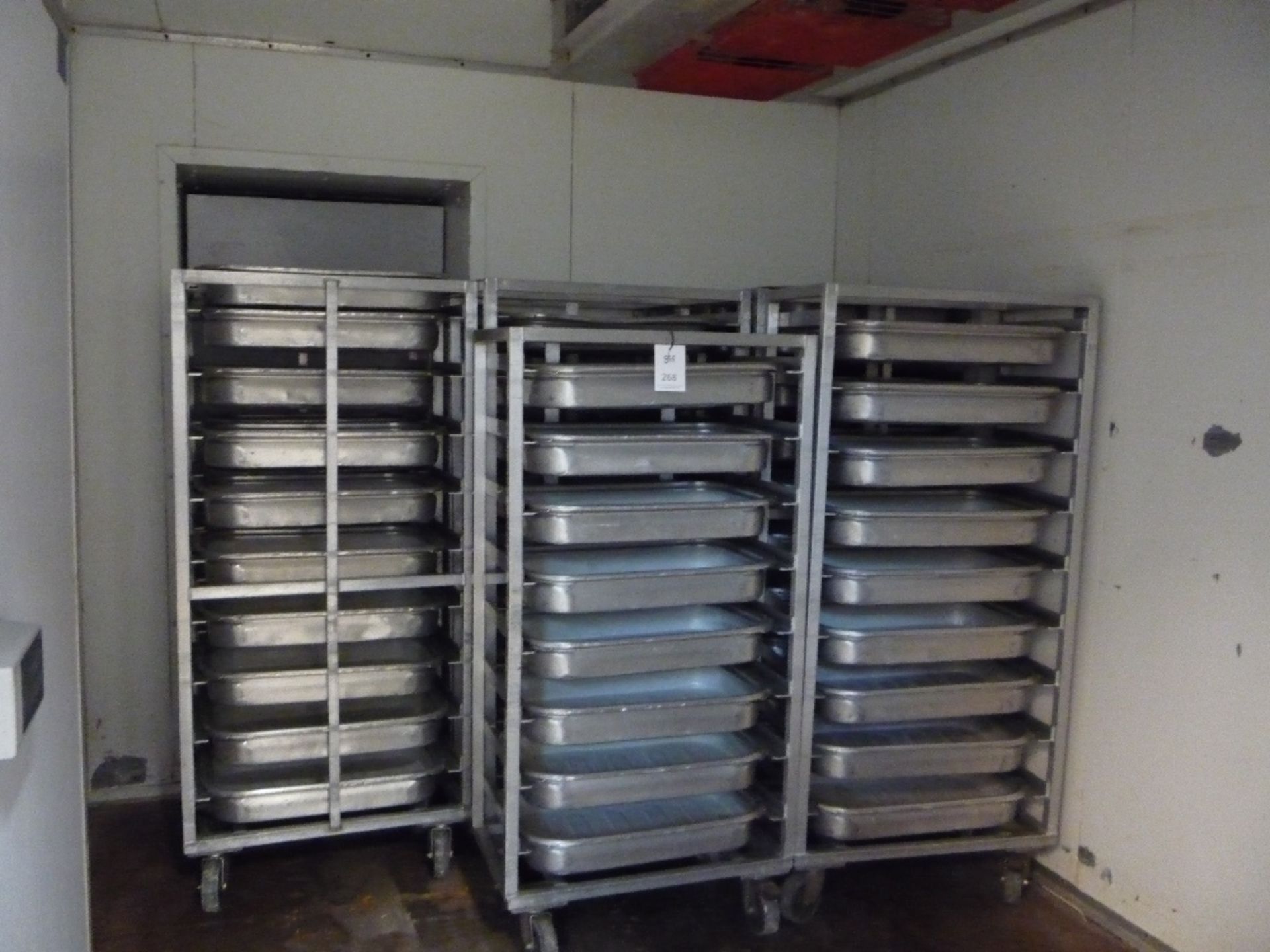 8 - Mobile Cooling Tray Racks & Trays