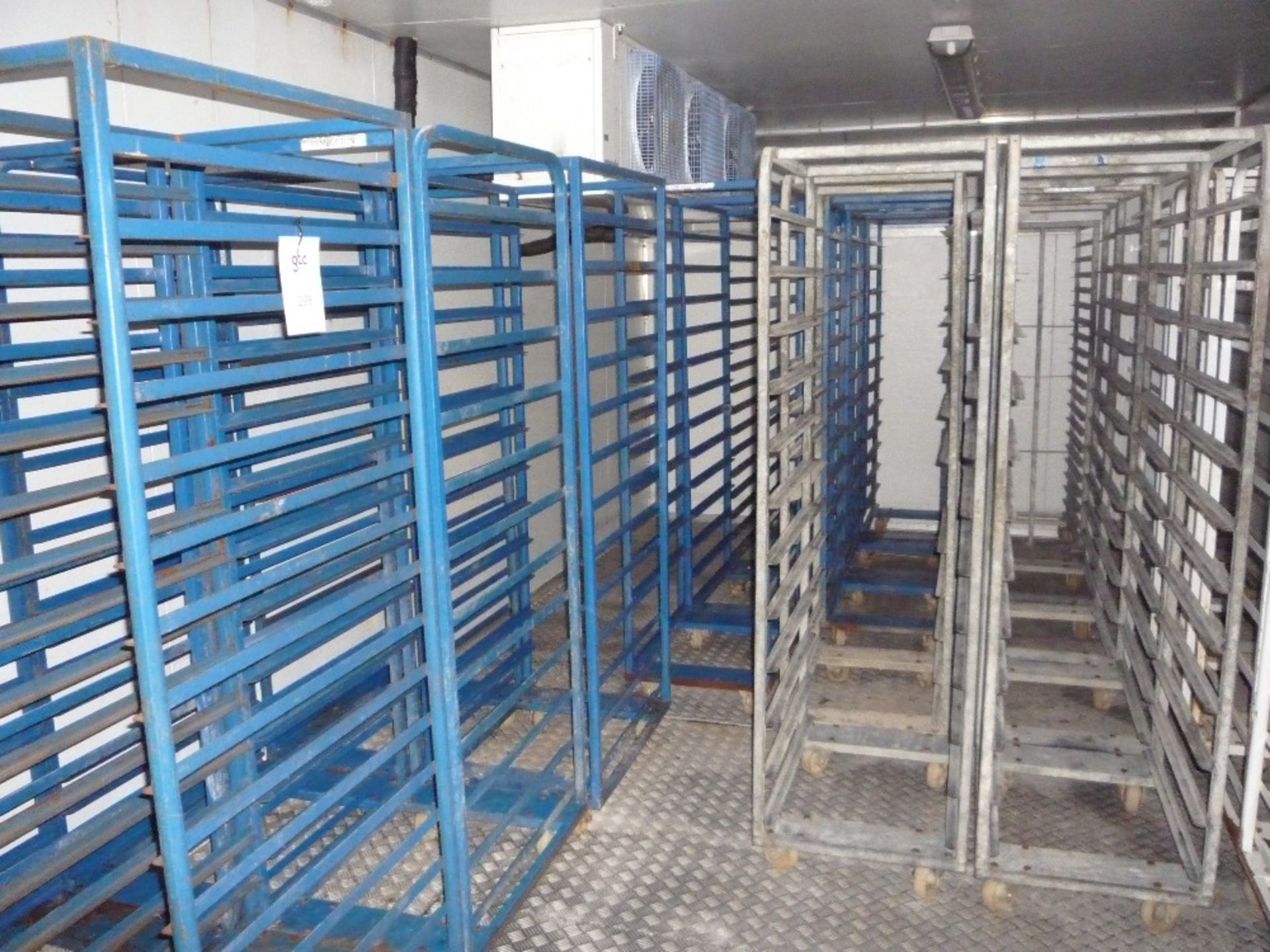 Quantity of mobile Tray Racks