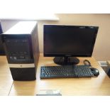 HP Pro PC, Samsung Monitor & Keyboard