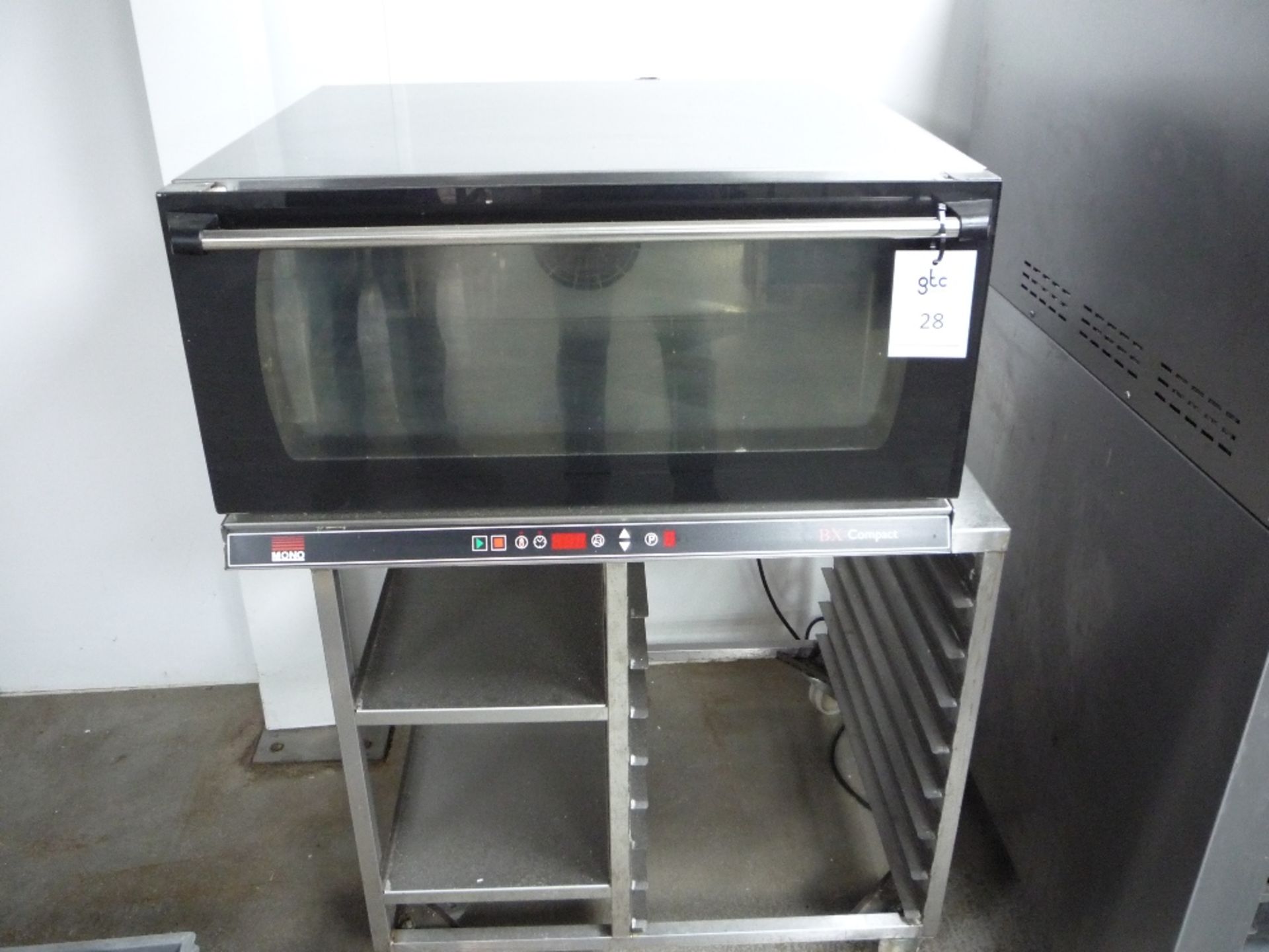 Mono BX Compact 3T Classic Oven with Steam, Serial No: 2000012984, Y.O.M: 2012