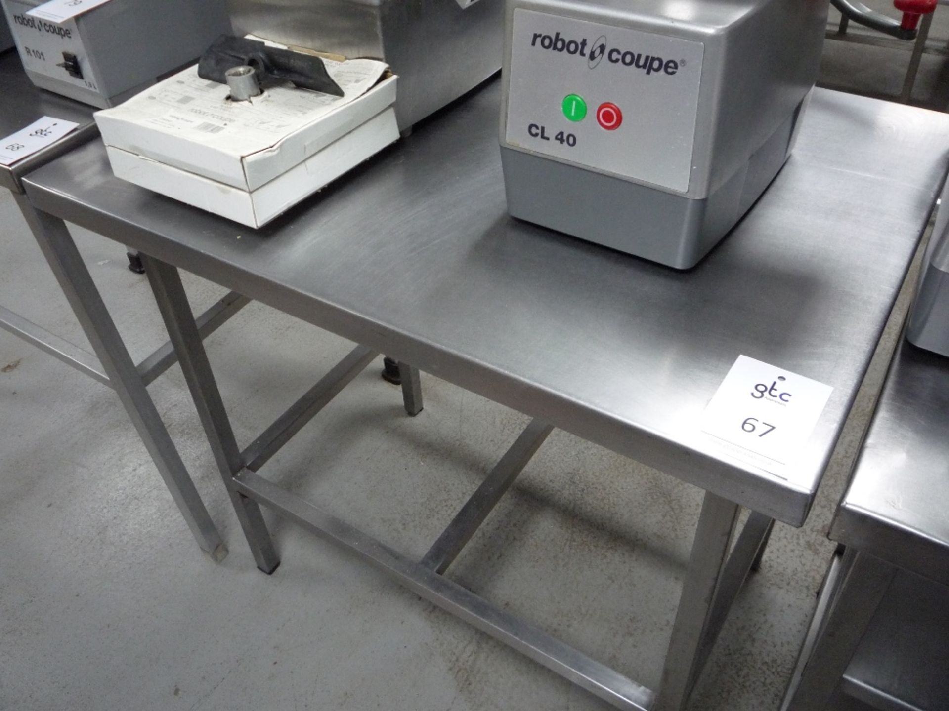 Stainless steel Preparation Table, 830(H) x 900(W) x 650(D)mm
