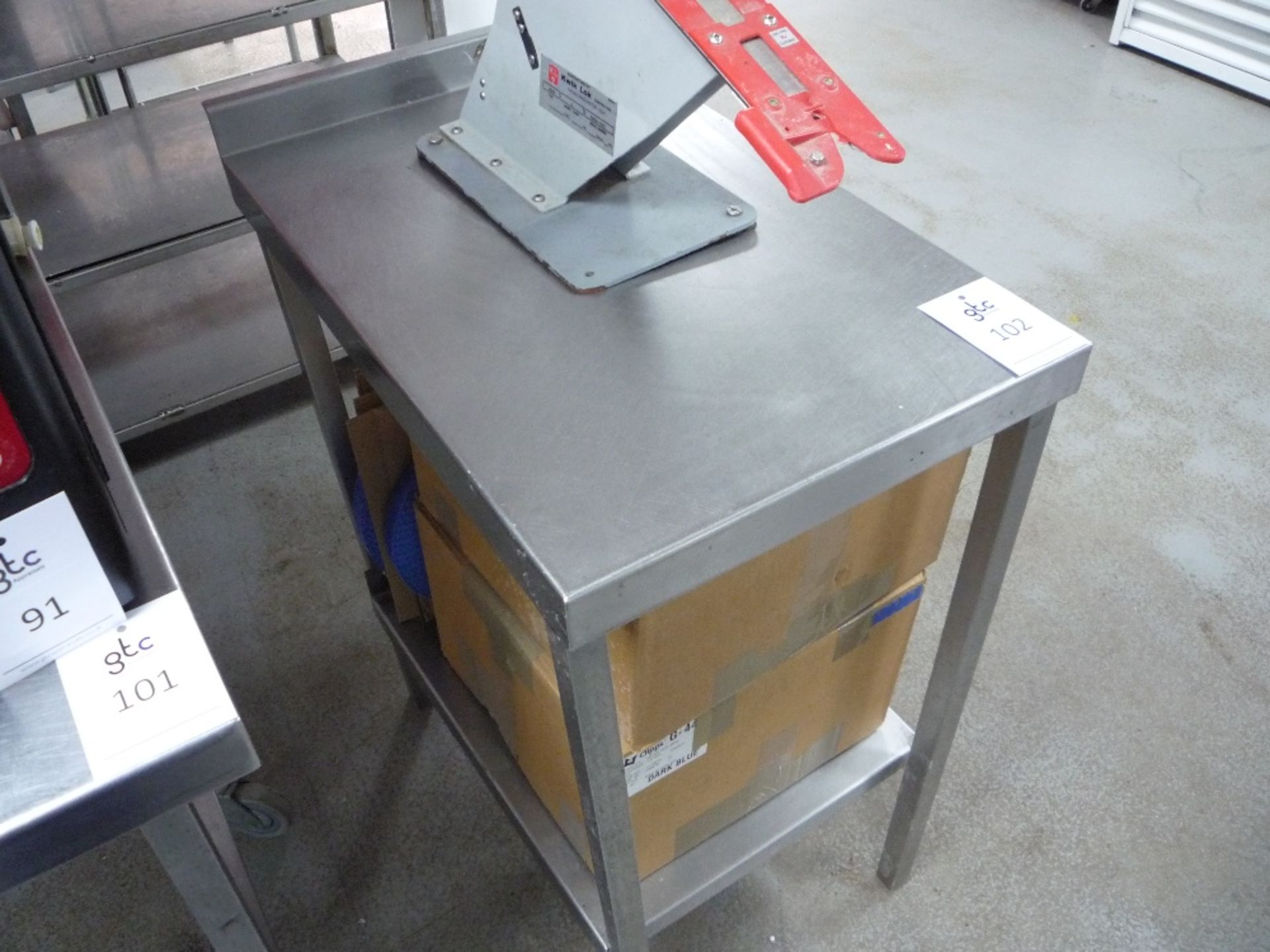 Stainless steel Preparation Table, 860(H) x 450(W) x 680(D)mm