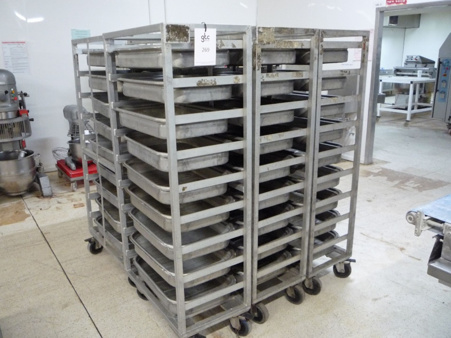 6 - Mobile Cooling Tray Racks & Trays