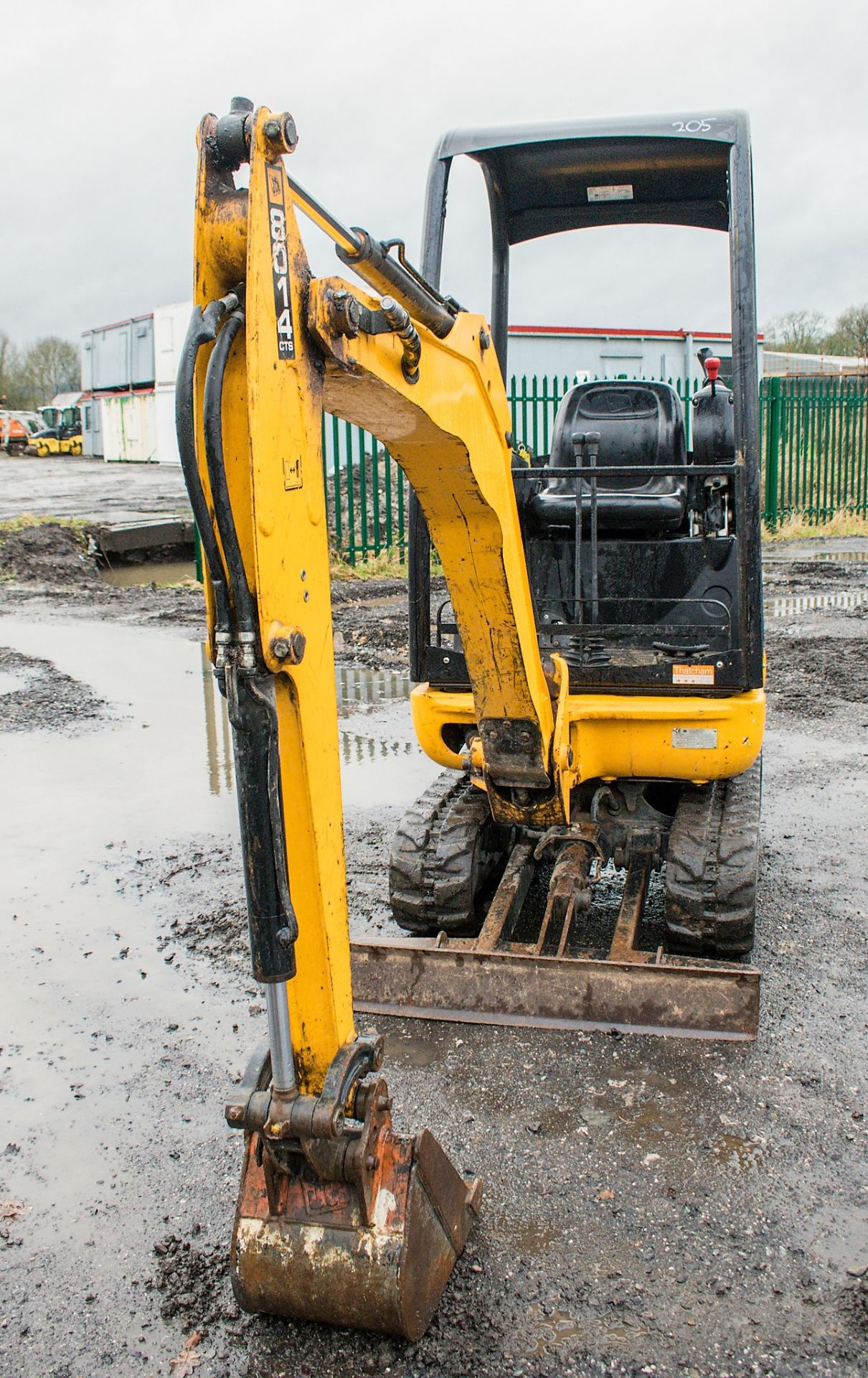 JCB 8014 CTS 1.5 tonne rubber tracked mini excavator  Year: 2016  S/N: 2475470 Recorded Hours: - Image 5 of 17