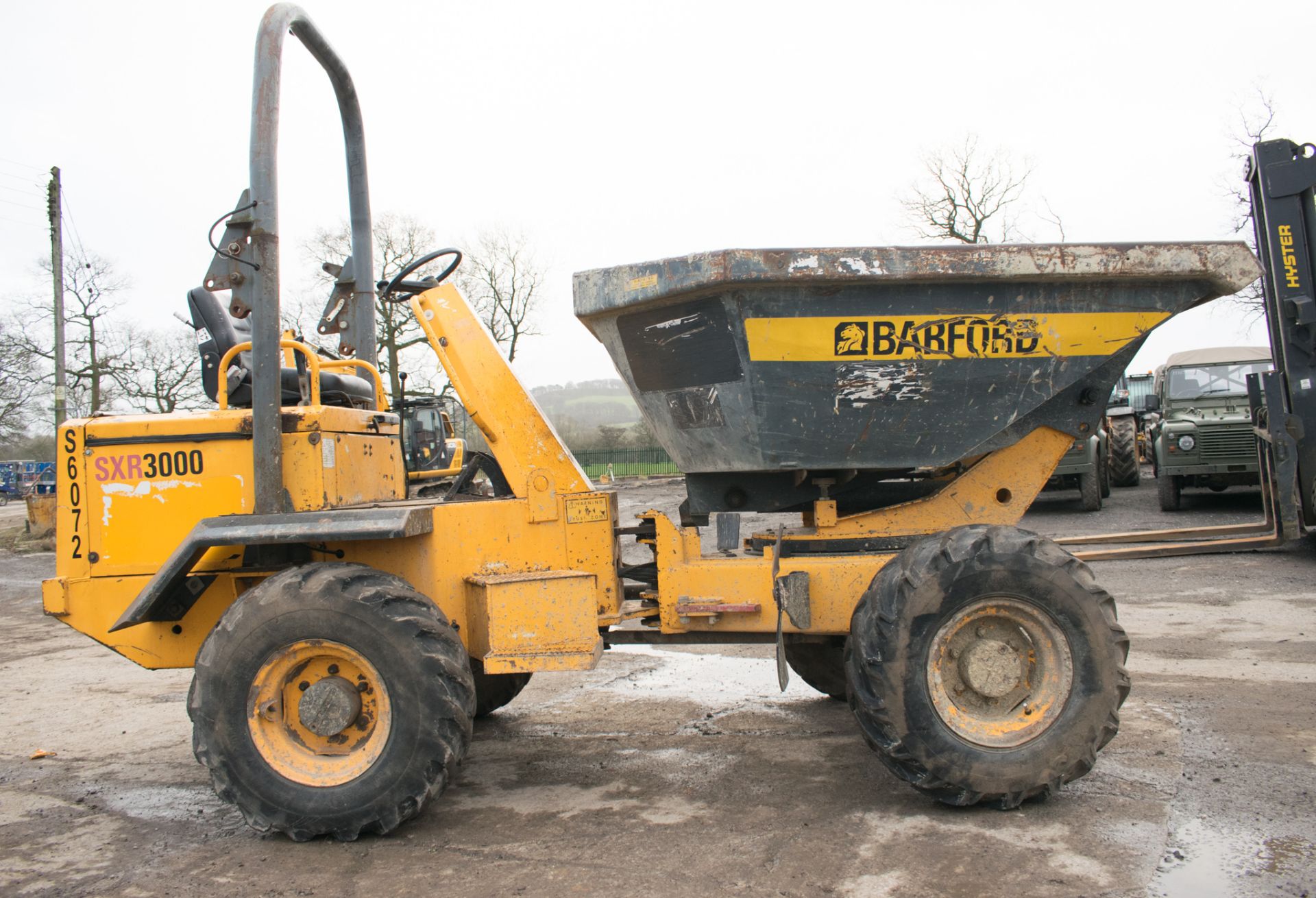 Barford 3 tonne swivel skip dumper  Year: 2006 S/N: SHTG014 Recorded Hours: Not shown (clock - Image 13 of 17