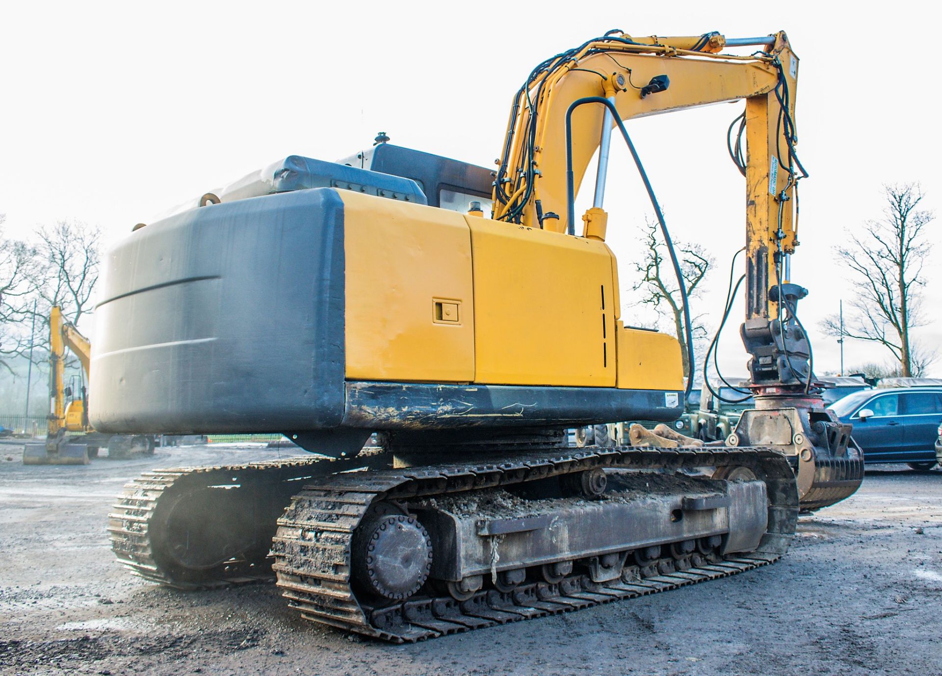 Hyundai Robex 140 LC-7A 14 tonne steel tracked excavator  Year: 2011 S/N: N40910432 Recorded - Image 4 of 20