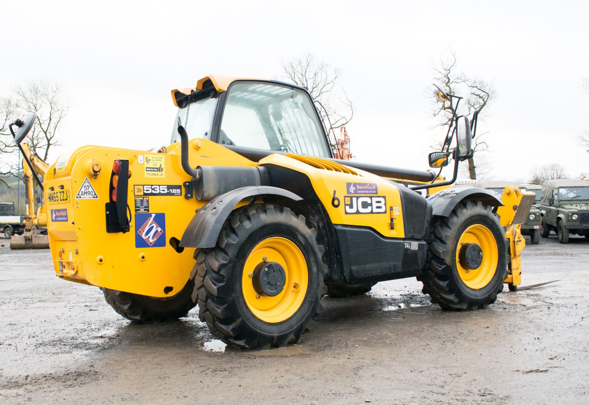 JCB 535-125 12.5 metre telescopic handler  Year: 2015  S/N: 02352529 Recorded Hours: 2616  Reg; - Image 3 of 20