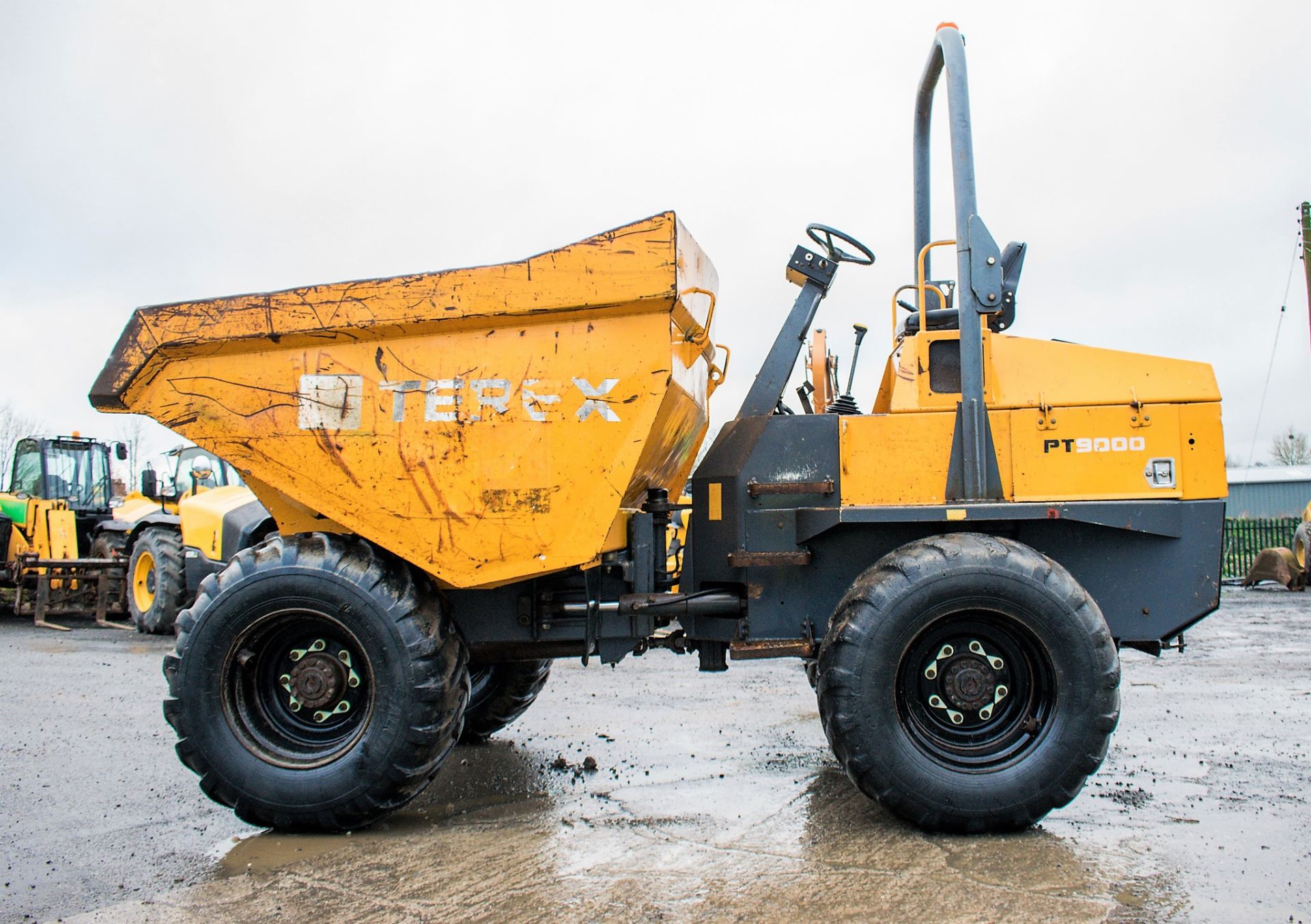 Benford Terex 9 tonne straight skip dumper Year: 2007 S/N: E707FM360 Recorded Hours: 3921 - Image 7 of 20