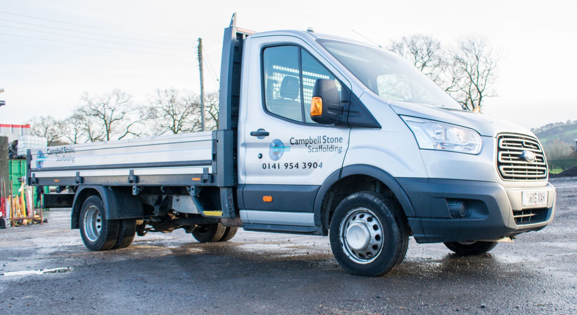 Ford Transit LWB dropside pick up Registration Number: YR16 XXH Date of Registration: 26/04/2016 MOT - Image 2 of 15