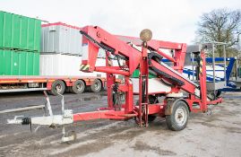 Nifty 120TE battery electric fast tow articulated boom lift access platform Year: 2006 S/N: 15185