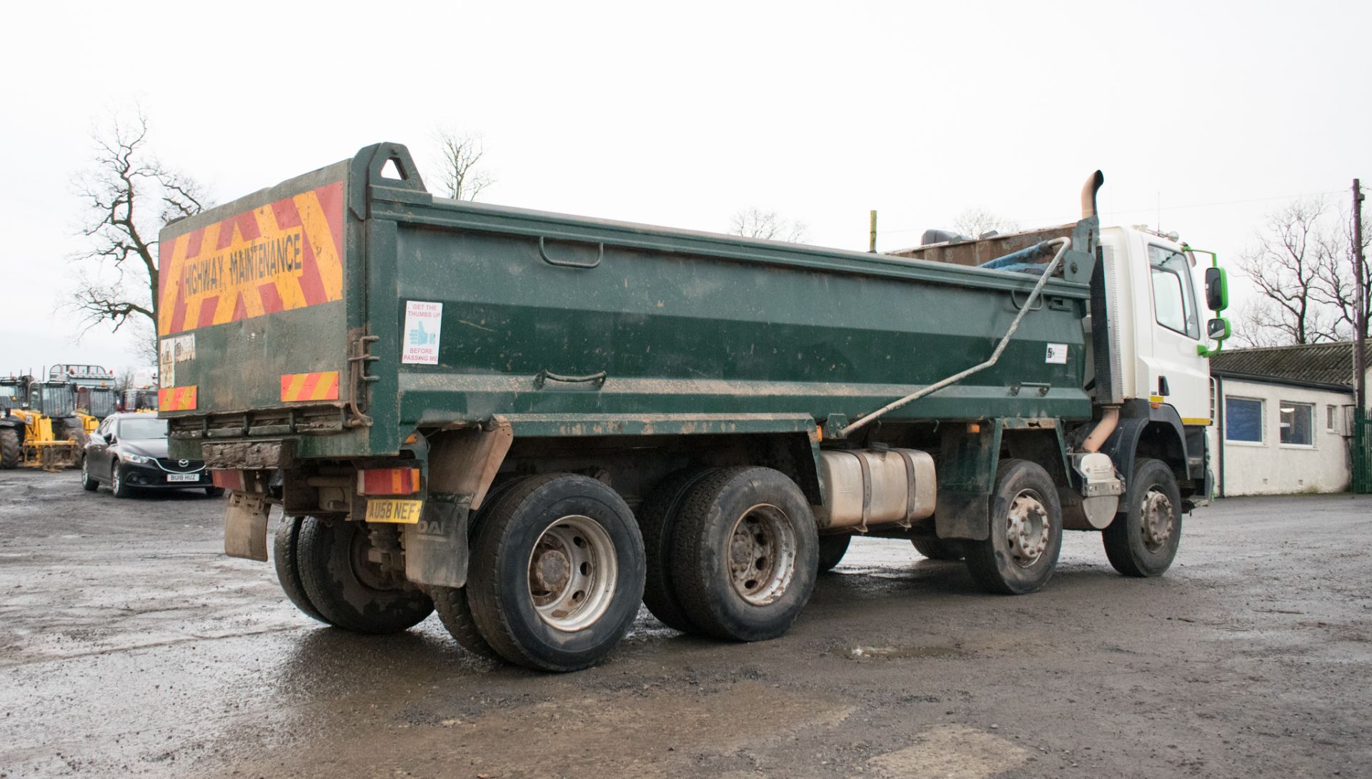 DAF CF 85.340 32 tonne 8 wheel tipper lorry Registration Number: AU58 NEF Date of Registration: 01/ - Image 3 of 12