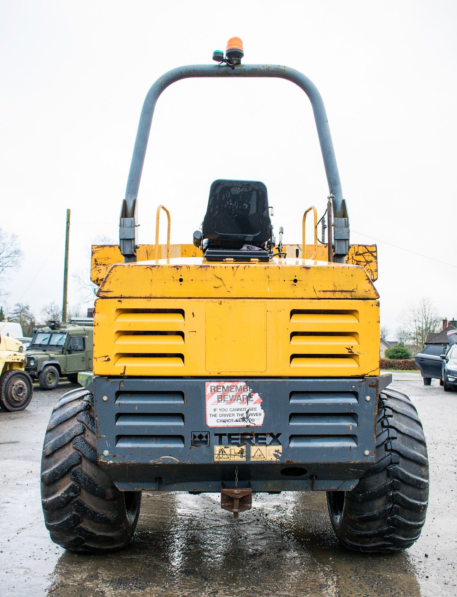 Benford Terex 9 tonne straight skip dumper Year: 2007 S/N: E707FM360 Recorded Hours: 3921 - Image 6 of 20