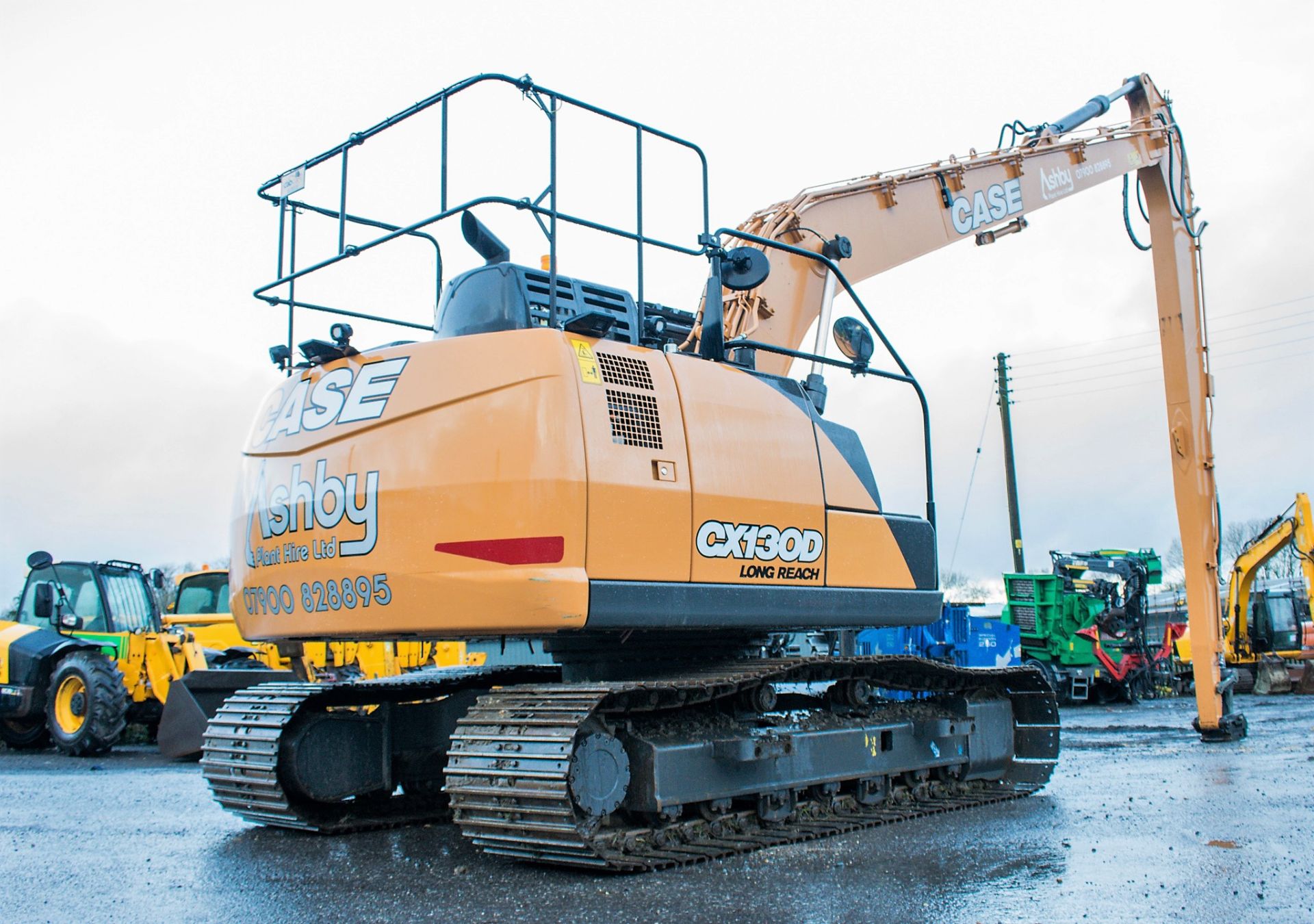 Case CX130D 13 tonne Long reach steel tracked excavator Year: 2018 S/N: JE7D1347 Recorded Hours: 903 - Image 4 of 26