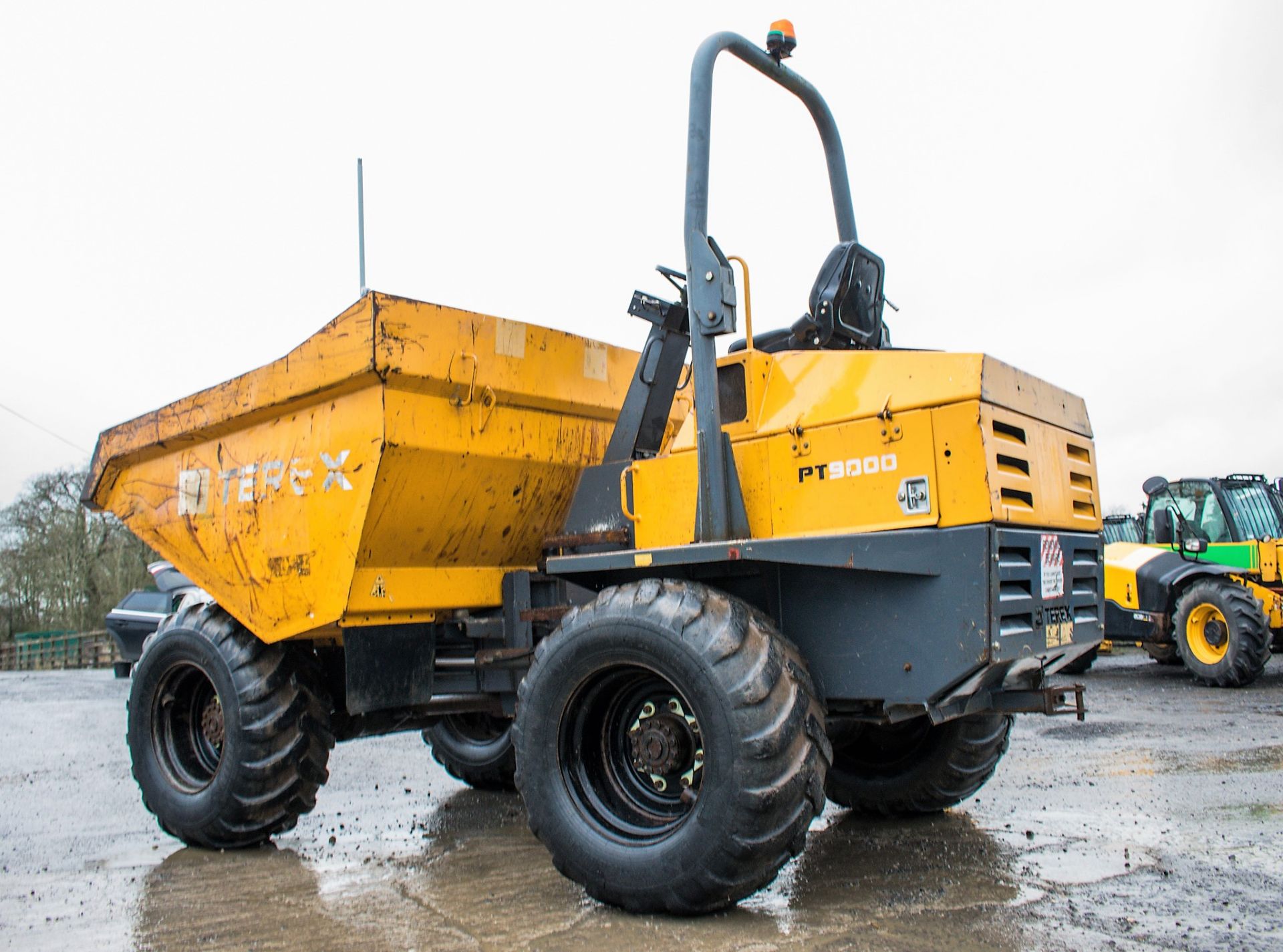 Benford Terex 9 tonne straight skip dumper Year: 2007 S/N: E707FM360 Recorded Hours: 3921 - Image 3 of 20