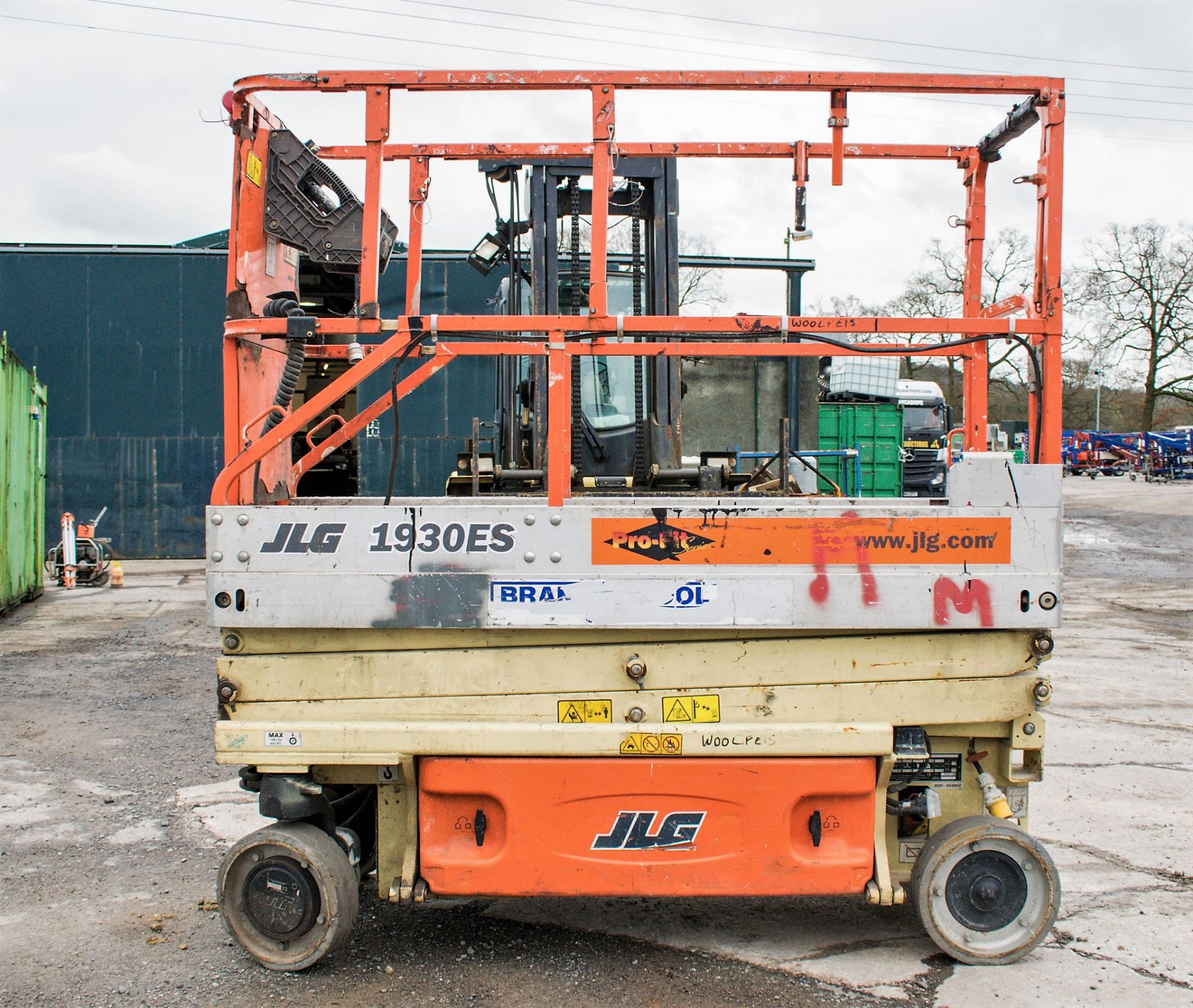 JLG 1930ES battery electric scissor lift Year: 2006 S/N: 7419 Recorded Hours: 160 WOOLPE15 - Image 5 of 7