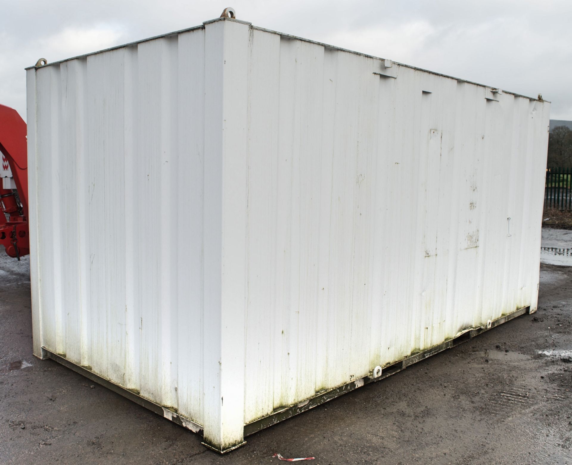 21 ft x 9 ft steel store unit c/w keys  A678434 - Image 2 of 5