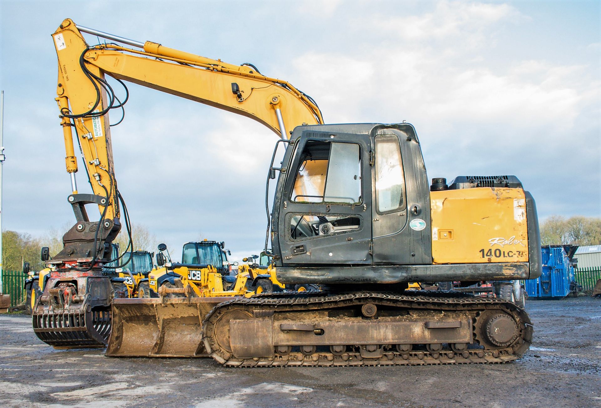 Hyundai Robex 140 LC-7A 14 tonne steel tracked excavator  Year: 2011 S/N: N40910432 Recorded - Image 7 of 20