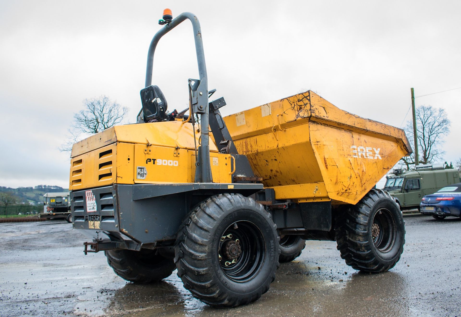 Benford Terex 9 tonne straight skip dumper Year: 2007 S/N: E707FM360 Recorded Hours: 3921 - Image 4 of 20