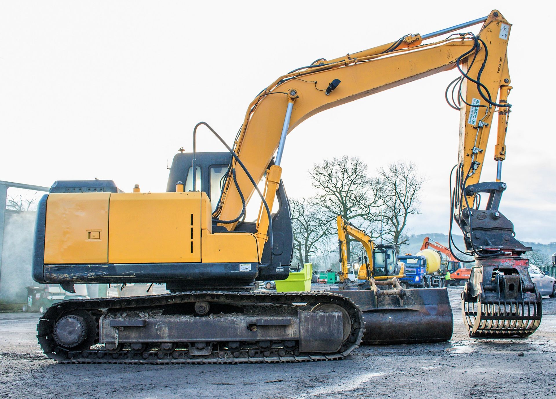 Hyundai Robex 140 LC-7A 14 tonne steel tracked excavator  Year: 2011 S/N: N40910432 Recorded - Image 8 of 20
