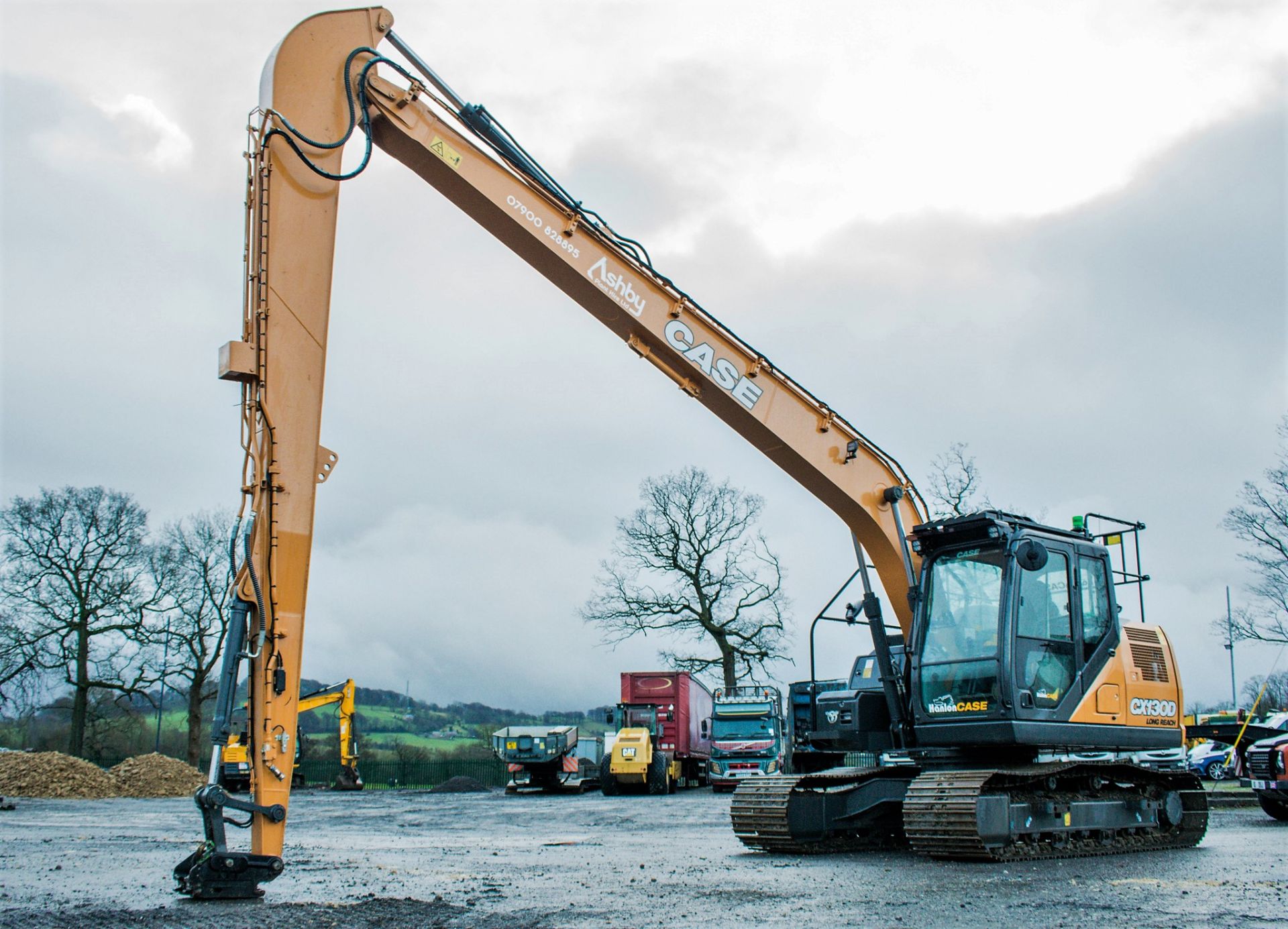 Case CX130D 13 tonne Long reach steel tracked excavator Year: 2018 S/N: JE7D1347 Recorded Hours: 903