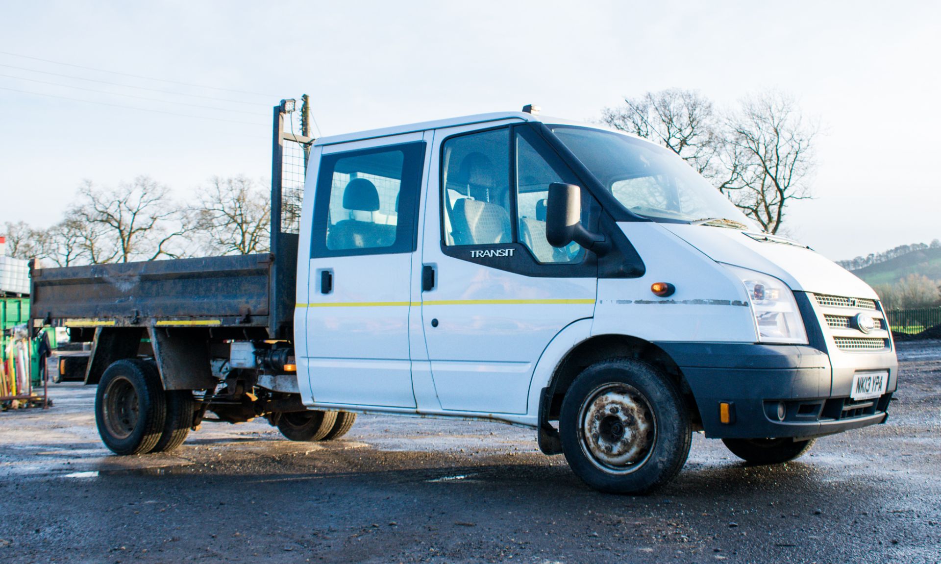 Ford Transit 100 T350 double cab tipper Registration Number:NK13 YPA Date of registration:14/03/2013 - Image 2 of 18