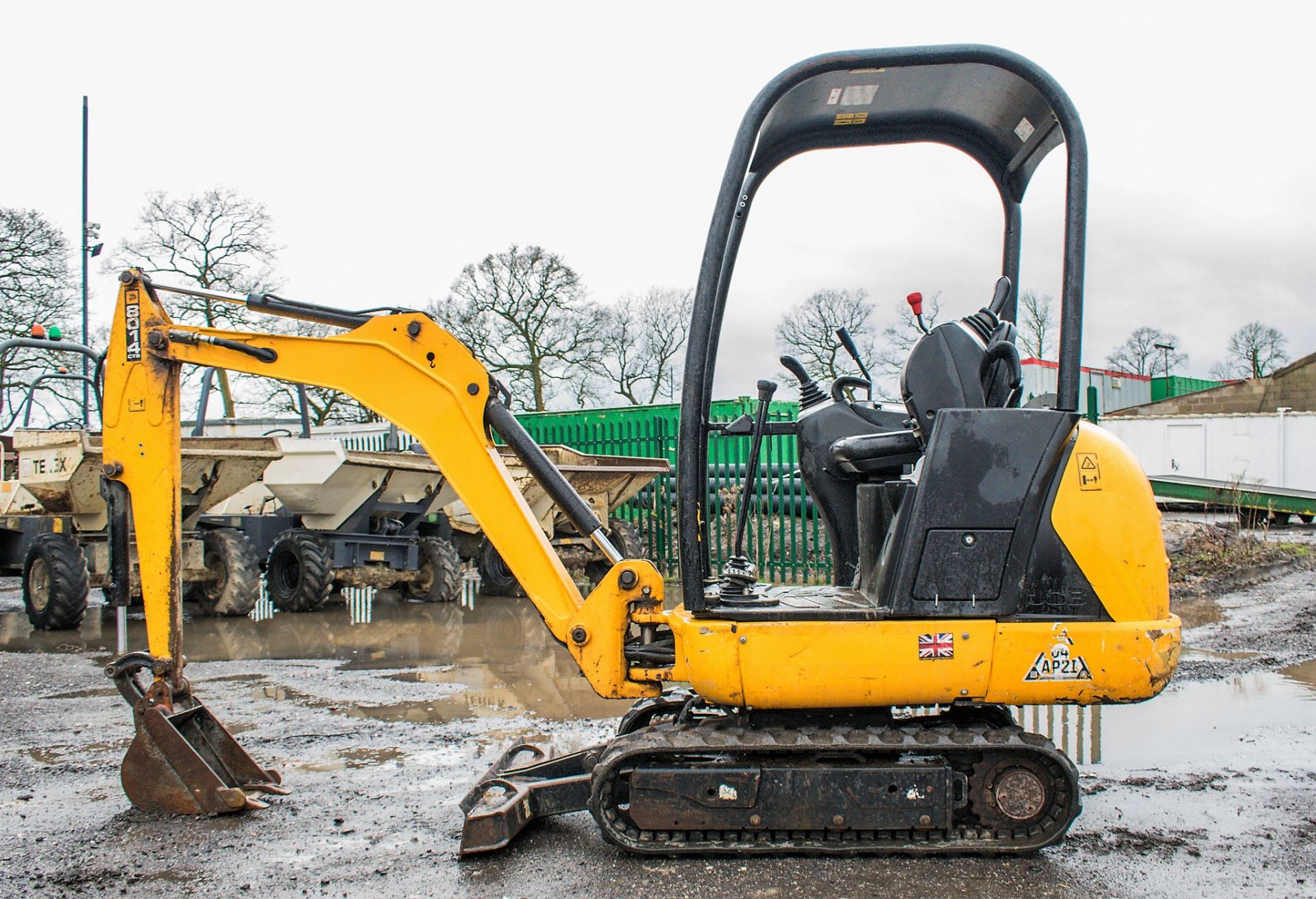JCB 8014 CTS 1.5 tonne rubber tracked mini excavator  Year: 2016  S/N: 2475470 Recorded Hours: - Image 7 of 17