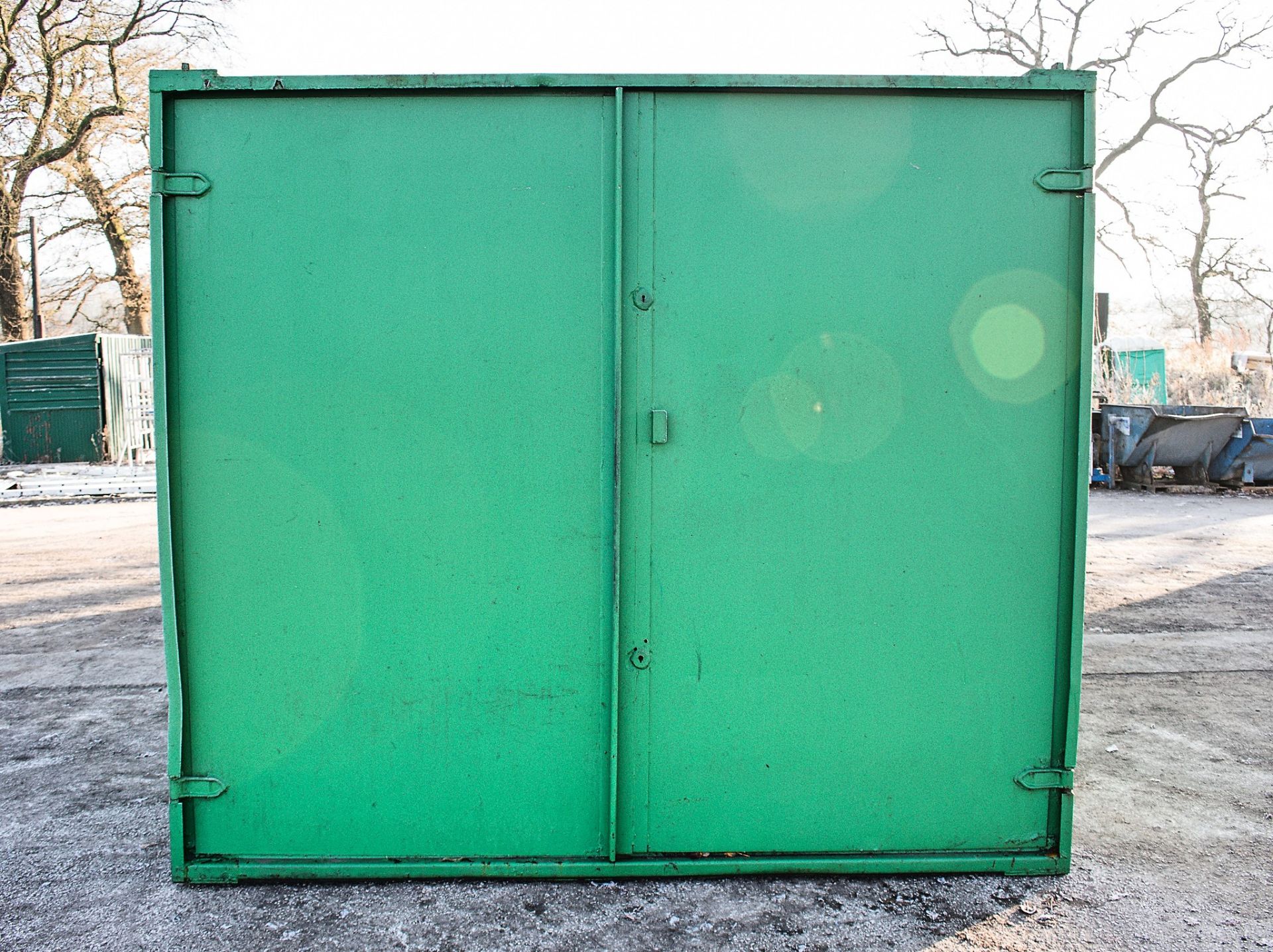 21 ft x 9 ft steel anti-vandal office/store site unit c/w keys  A205297 - Image 6 of 8