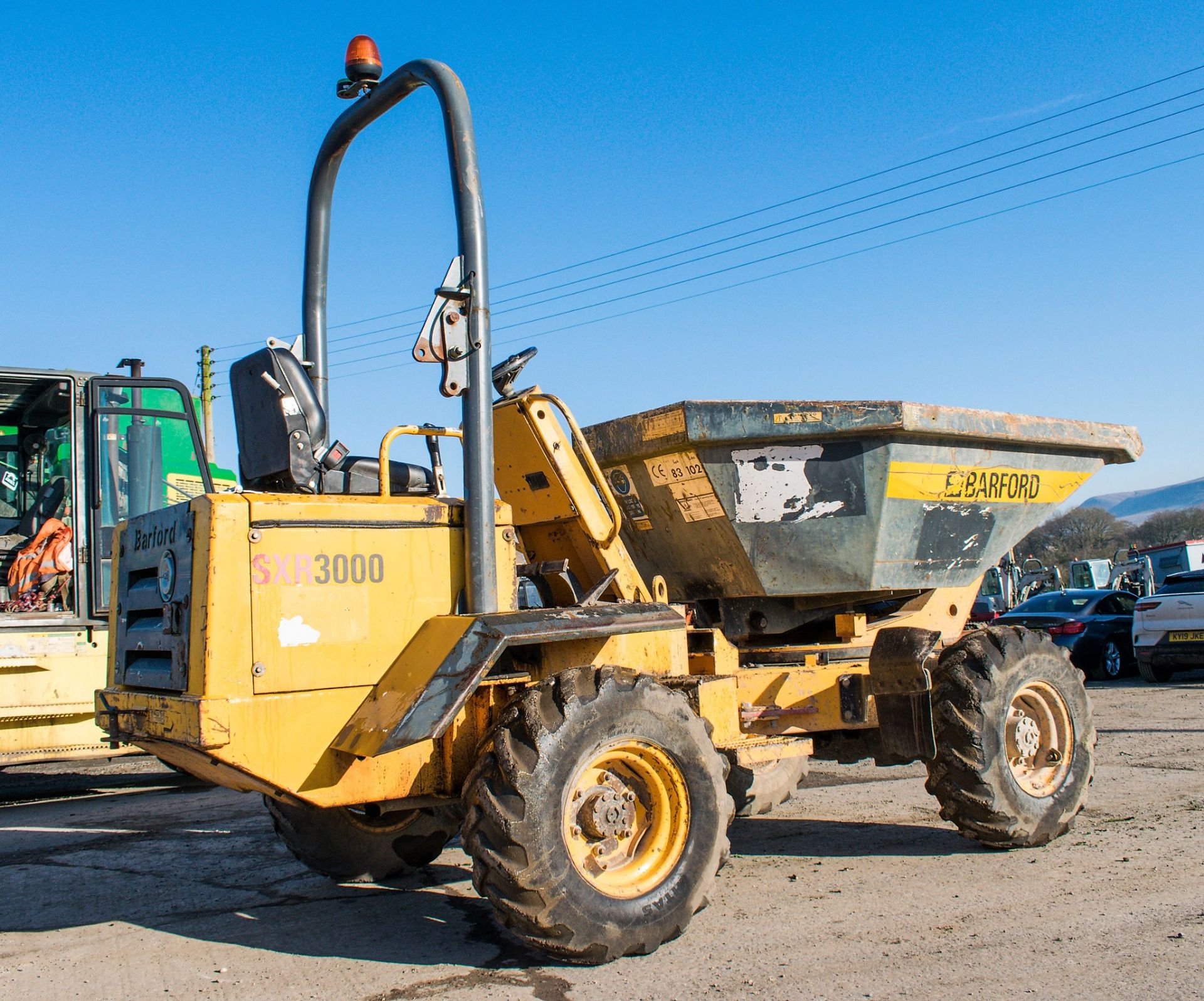 Barford 3 tonne swivel skip dumper Year: 2007 S/N: SHVA0056 Recorded Hours: 354 - Image 4 of 21