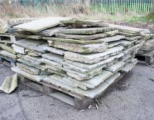 Pallet of indian stone flags