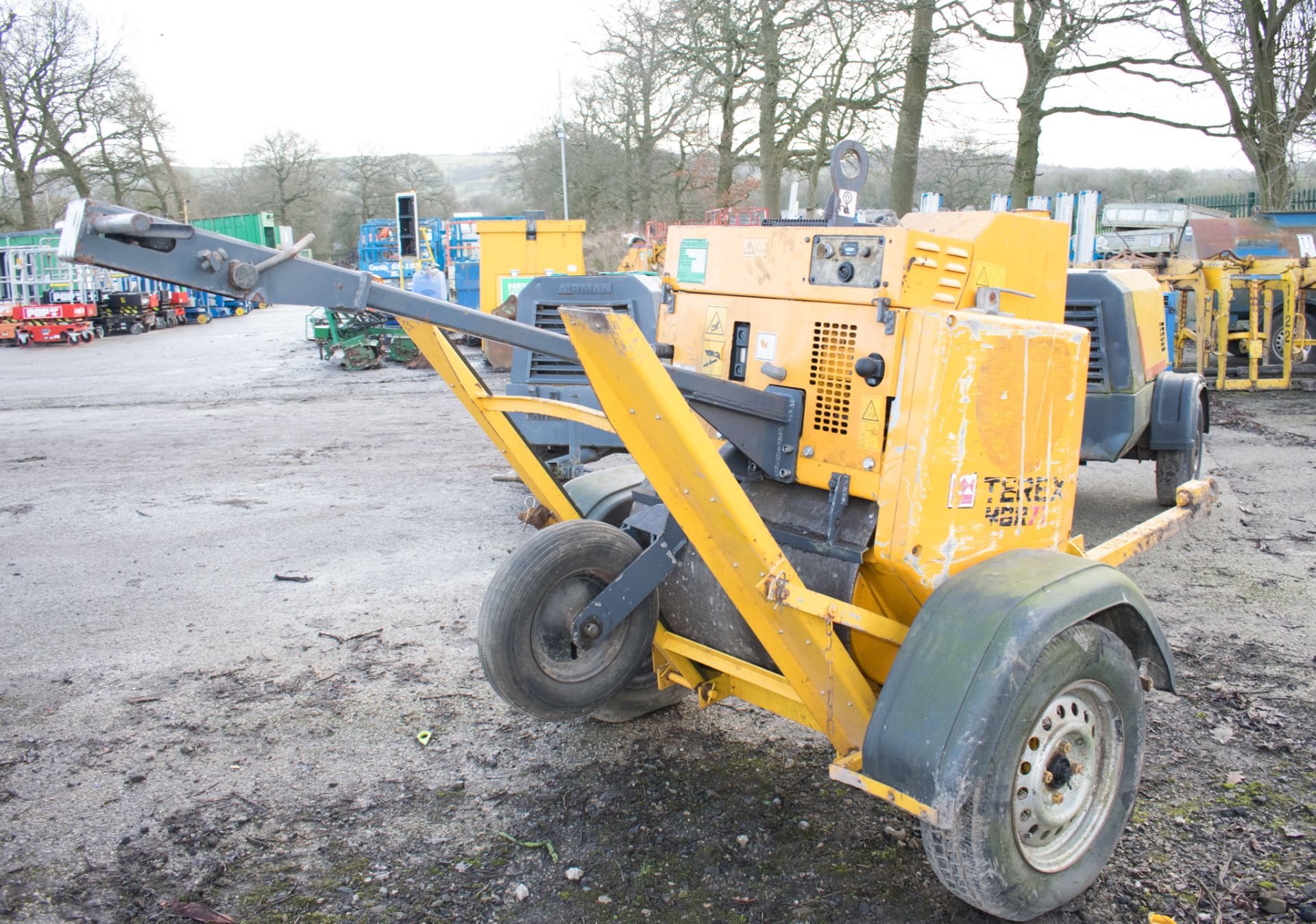 Benford Terex MBR 71 HEY pedestrian roller/breaker Year: 2011 S/N: EB9KY0337 c/w trailer 317463 - Image 2 of 4